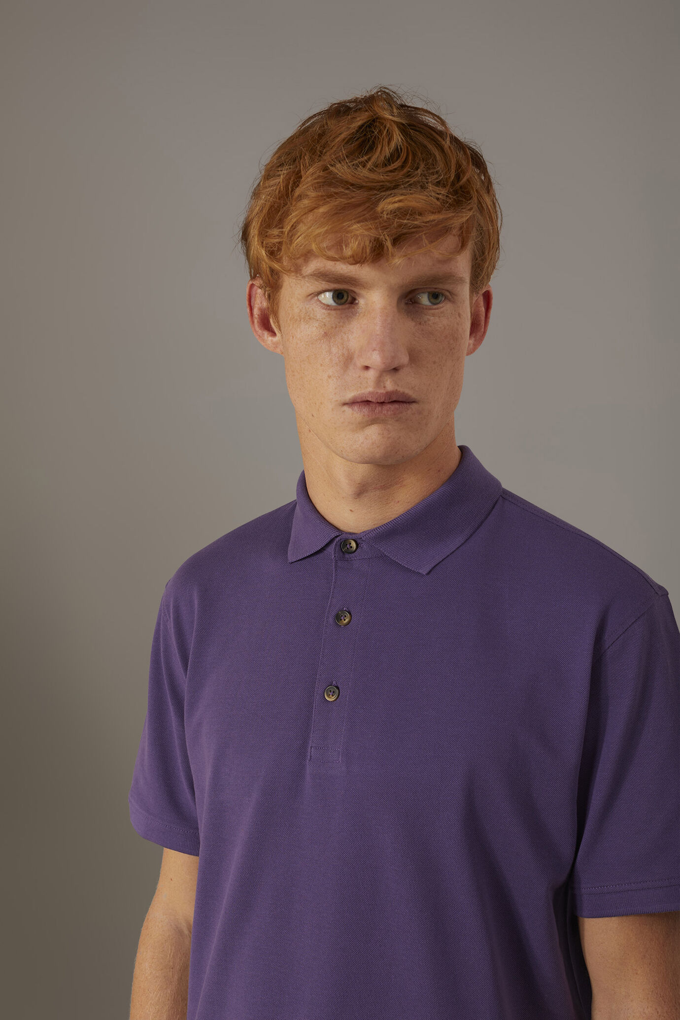 Polo manica corta 100% cotone piquet image number 1