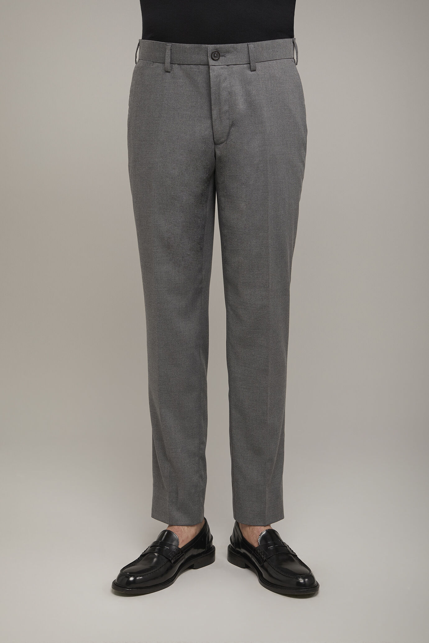 Pantalone uomo senza pinces vestibilità regolare image number 3