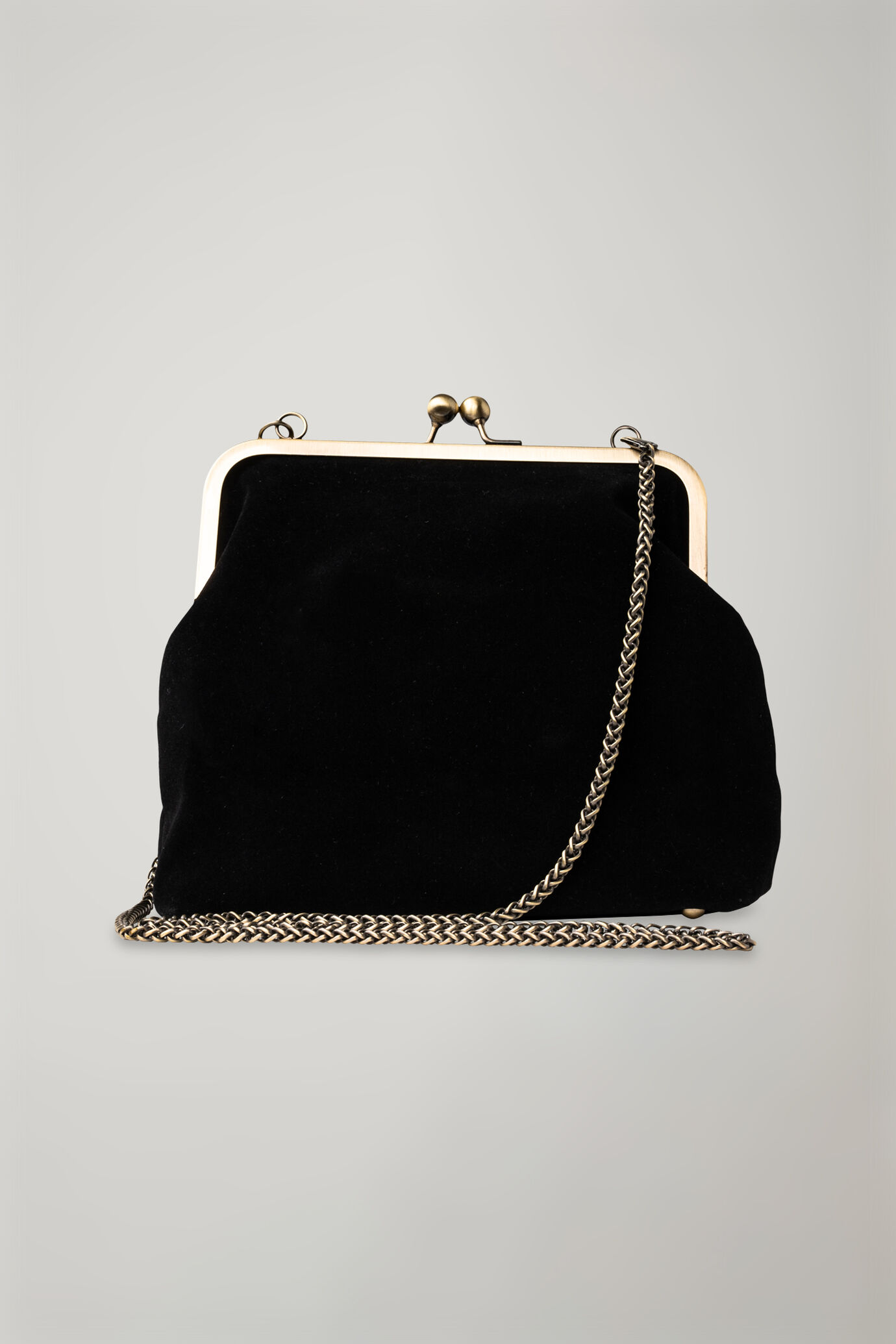 Women's velvet clutch bag image number 0
