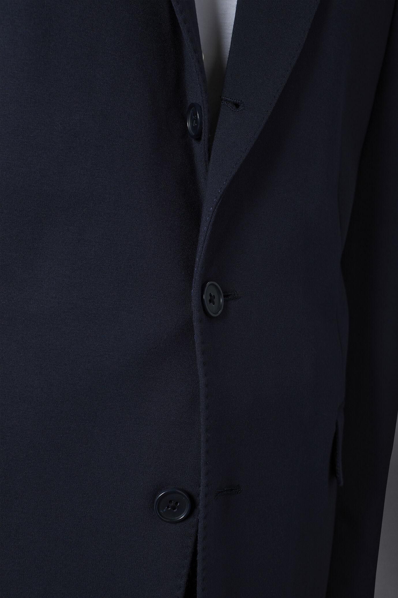 Giacca uomo monopetto in jersey regular fit image number 4