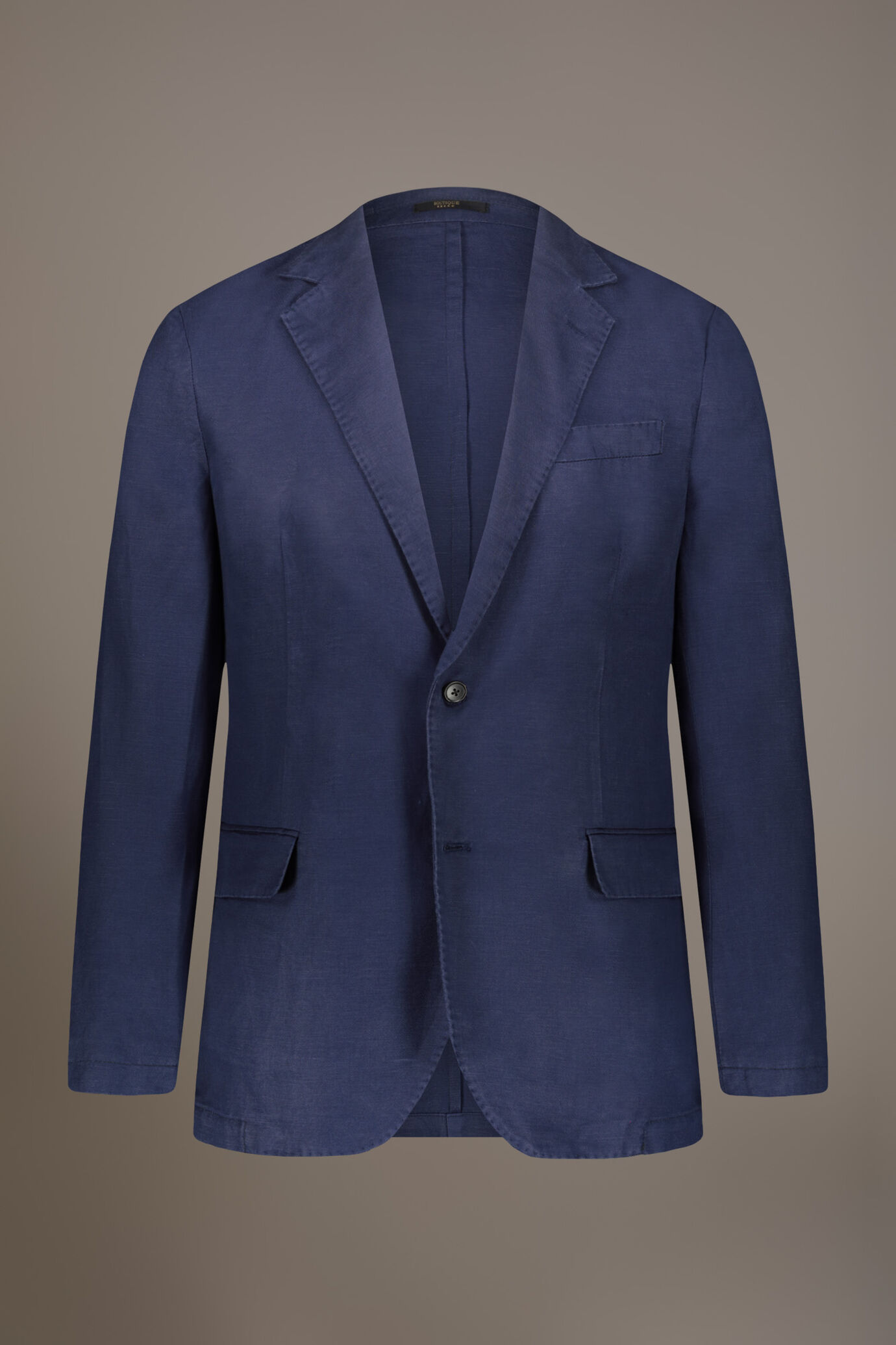 Einreihige Jacke aus einer Leinenmischung mit Pattentasche image number 3