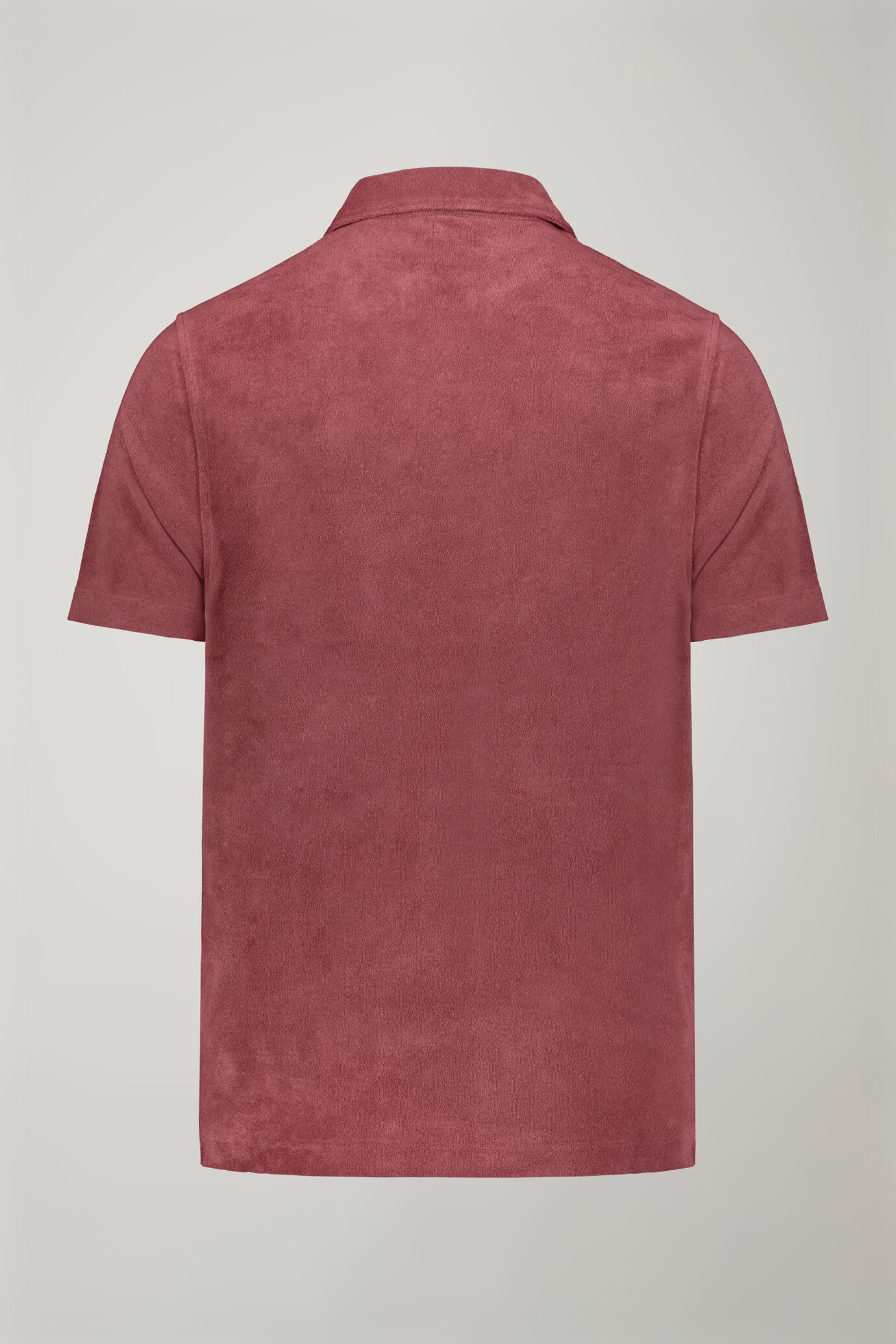 Kurzärmeliges Herren-Poloshirt mit Derby-Kragen aus Frottee in normaler Passform image number 5