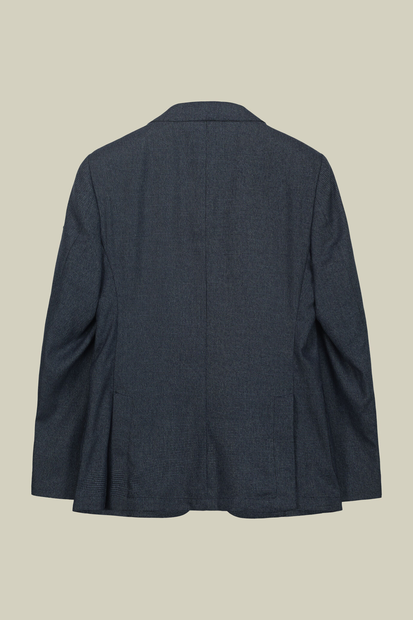 Men's jacket with micro pied-de-poule pattern
