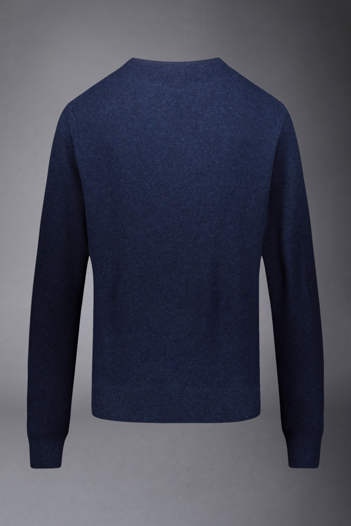 Men's crew neck wool blend lambswool regular fit sweater image number 5