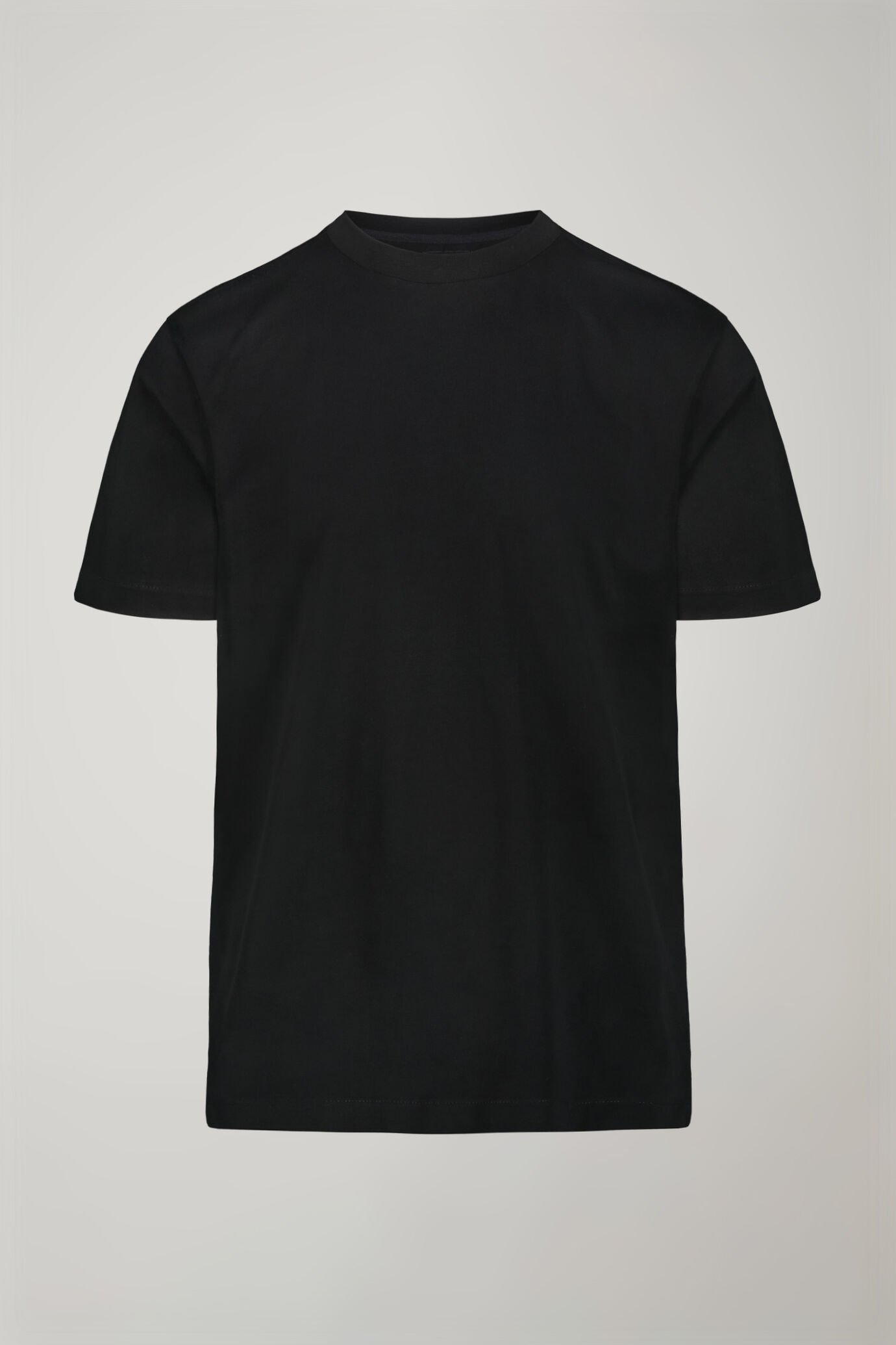 Men’s round neck t-shirt 100% cotton regular fit image number 4