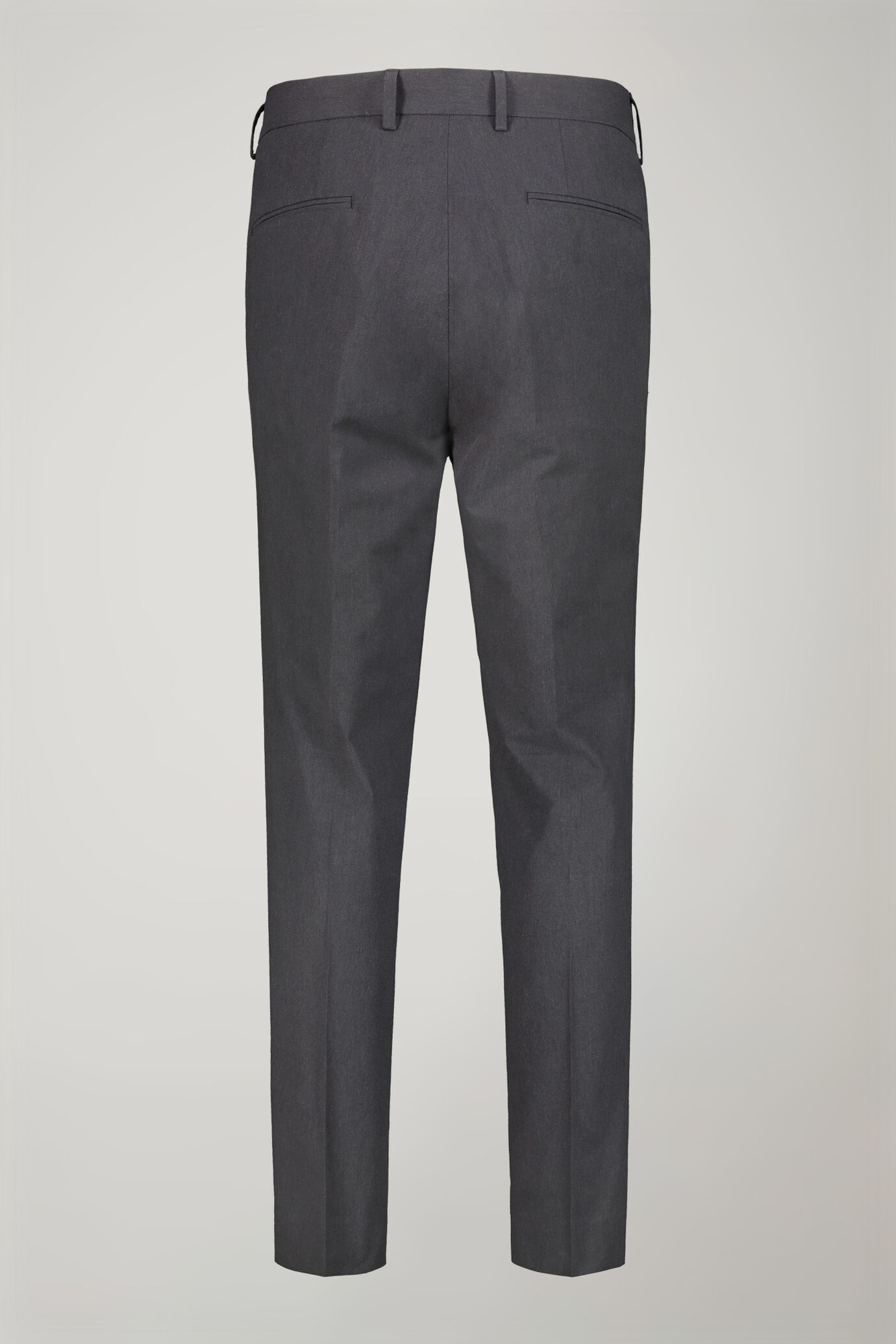 Pantalon classique pour homme à double pince en tissu effet flammé coupe régulière image number 5