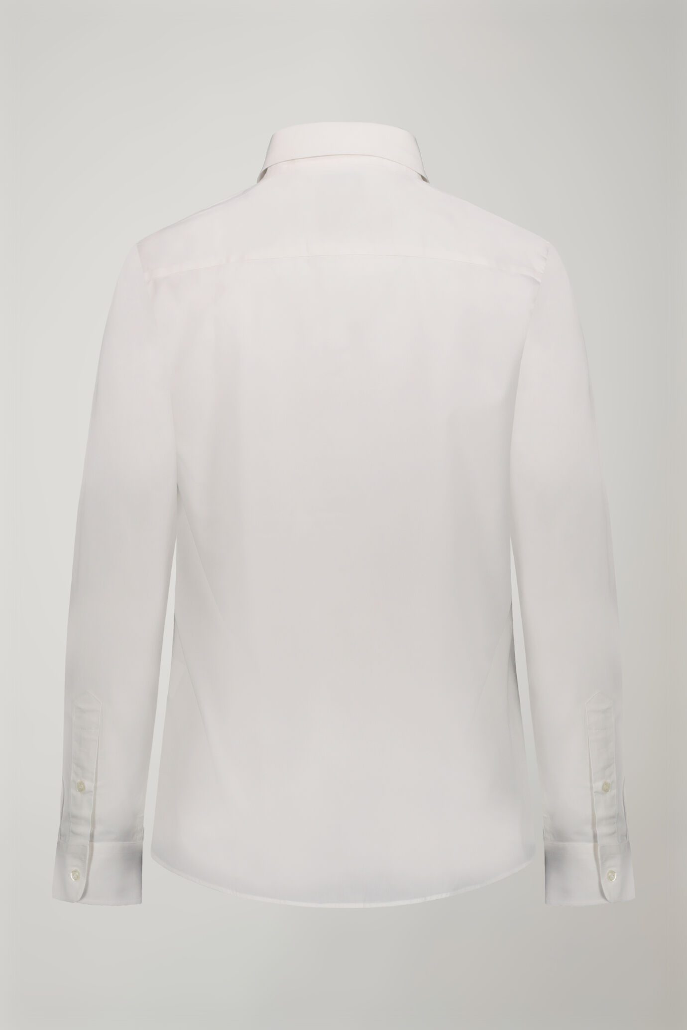 Camicia donna in cotone elasticizzato con stampa sul colletto image number 6