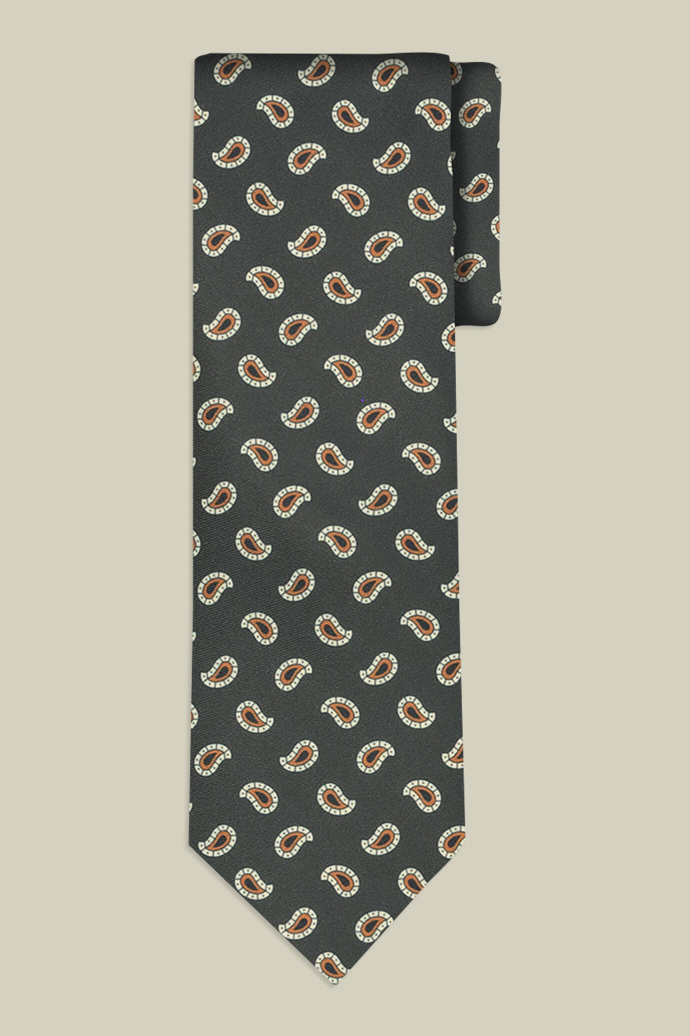 Men's tie with micro pattern image number 0