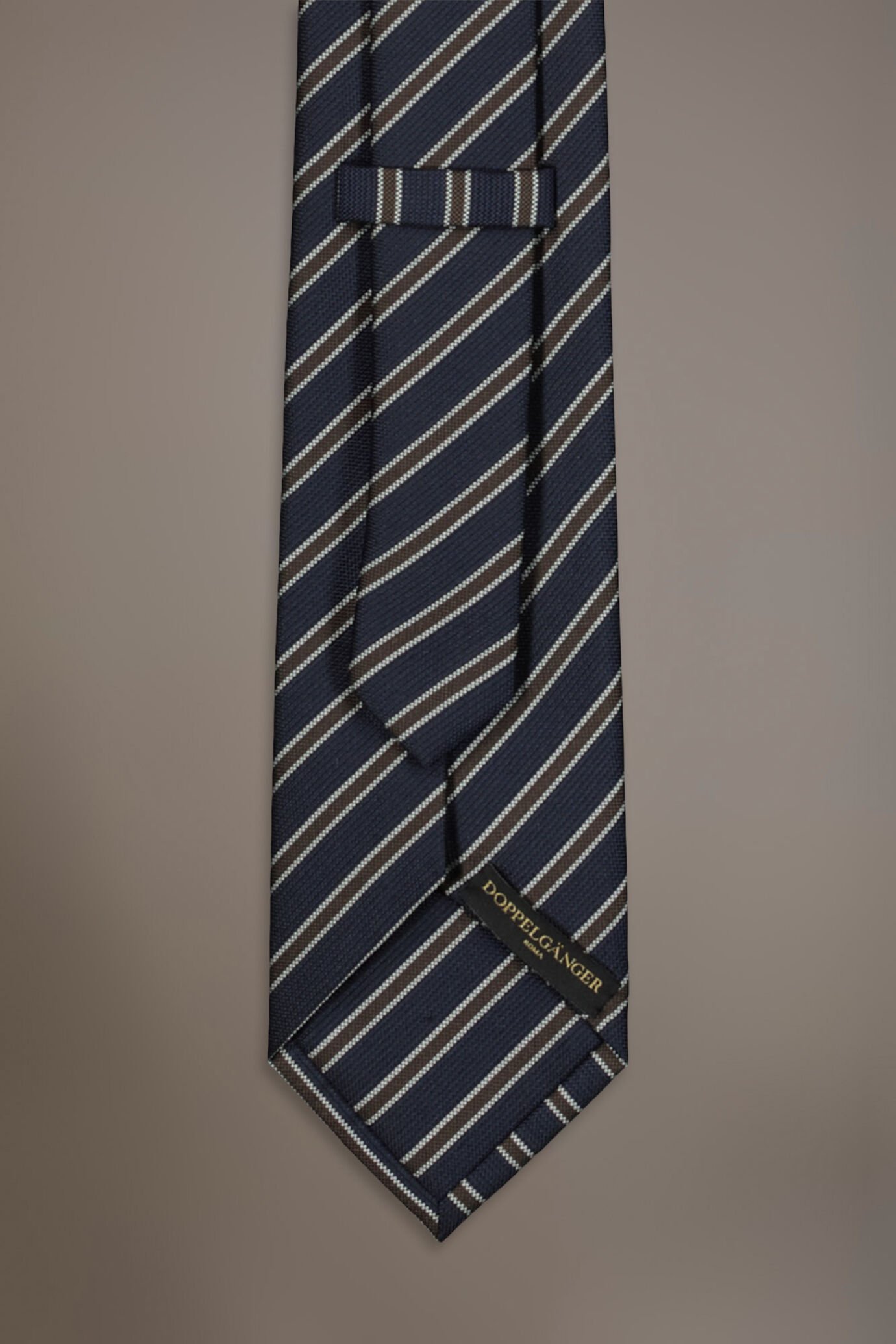 Cravatta misto bamboo uomo regimental image number 1