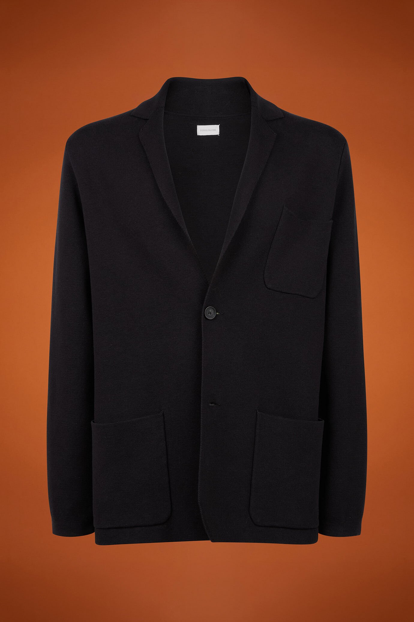 Men's single-breasted cardigan in 100% cotton jersey Punto Milano regular fit image number 5