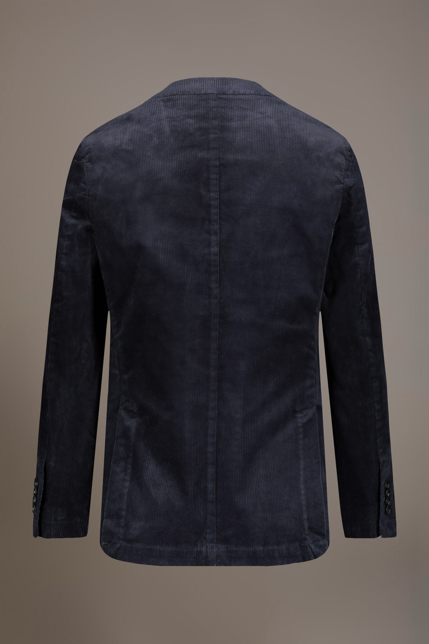 Giacca monopetto con tasche a toppa velluto a coste image number 5