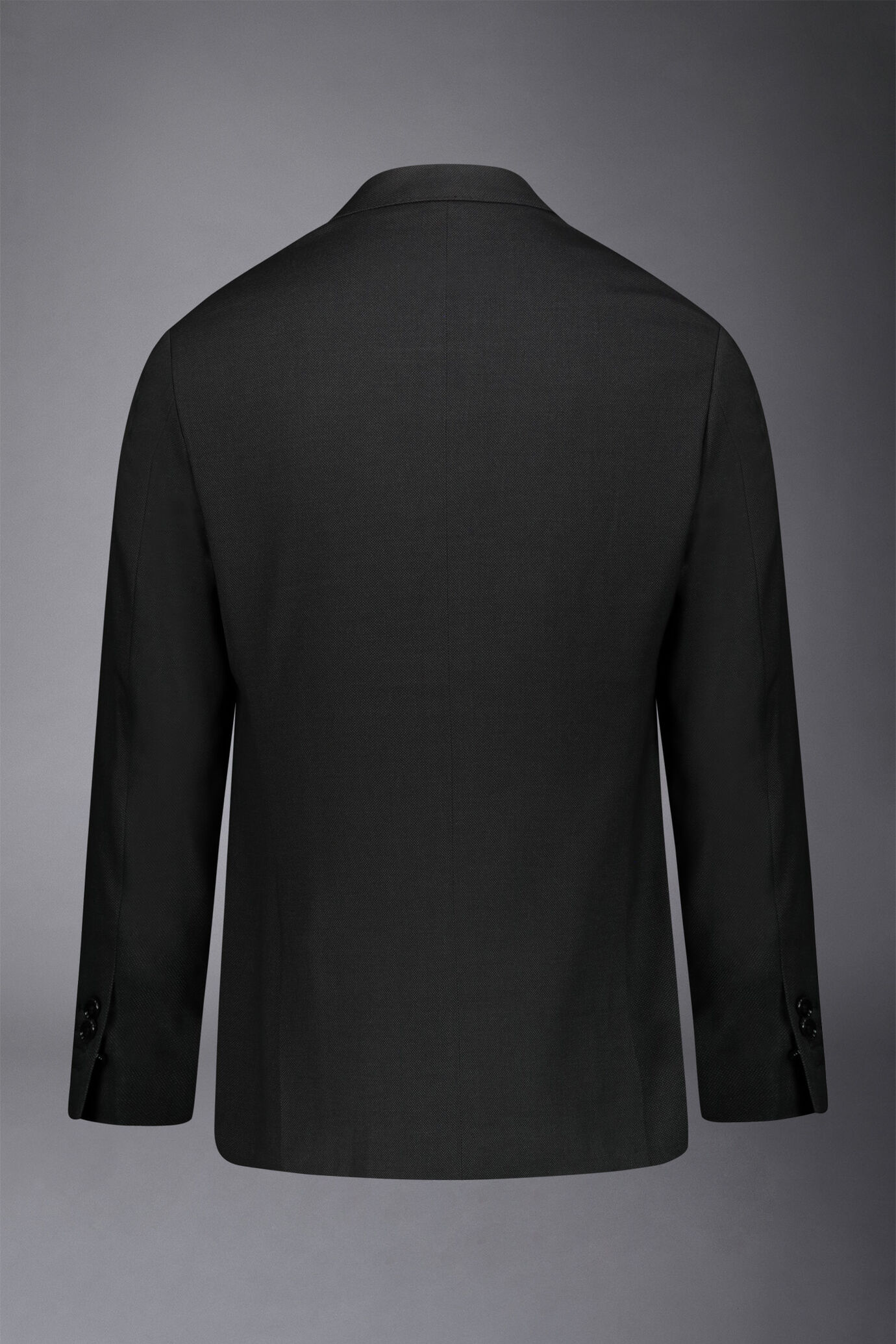 Costume croisé simple coupe régulière en tissu œil de perdrix image number 6