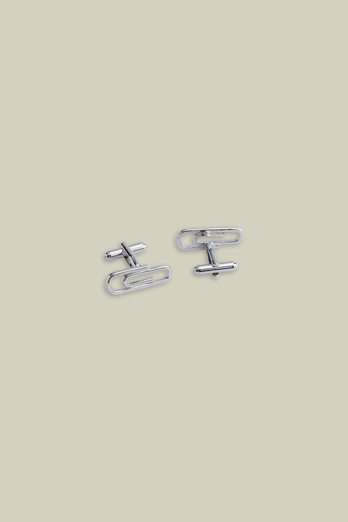 Men's paperweight design cufflinks