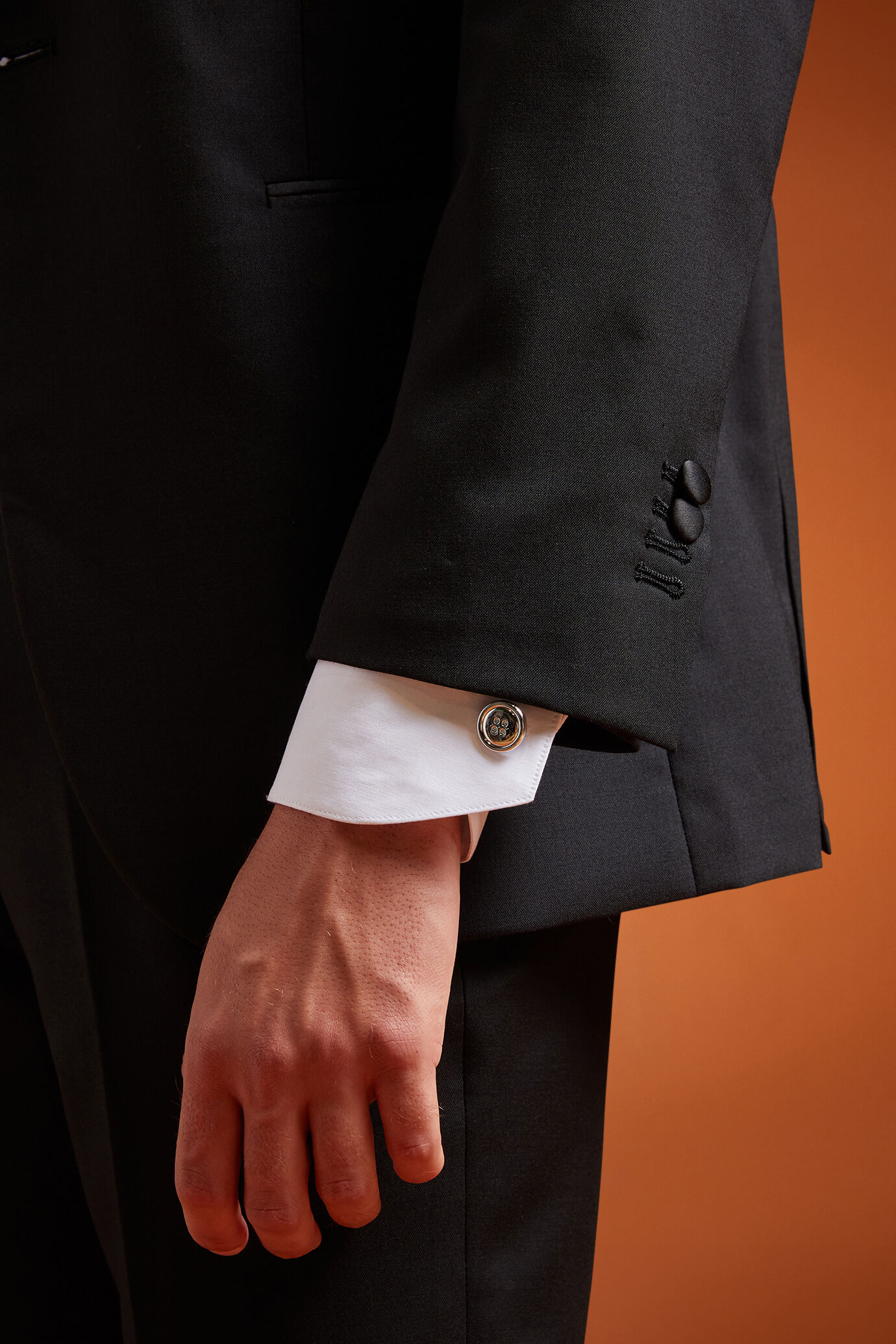 Men's button cufflinks image number 1