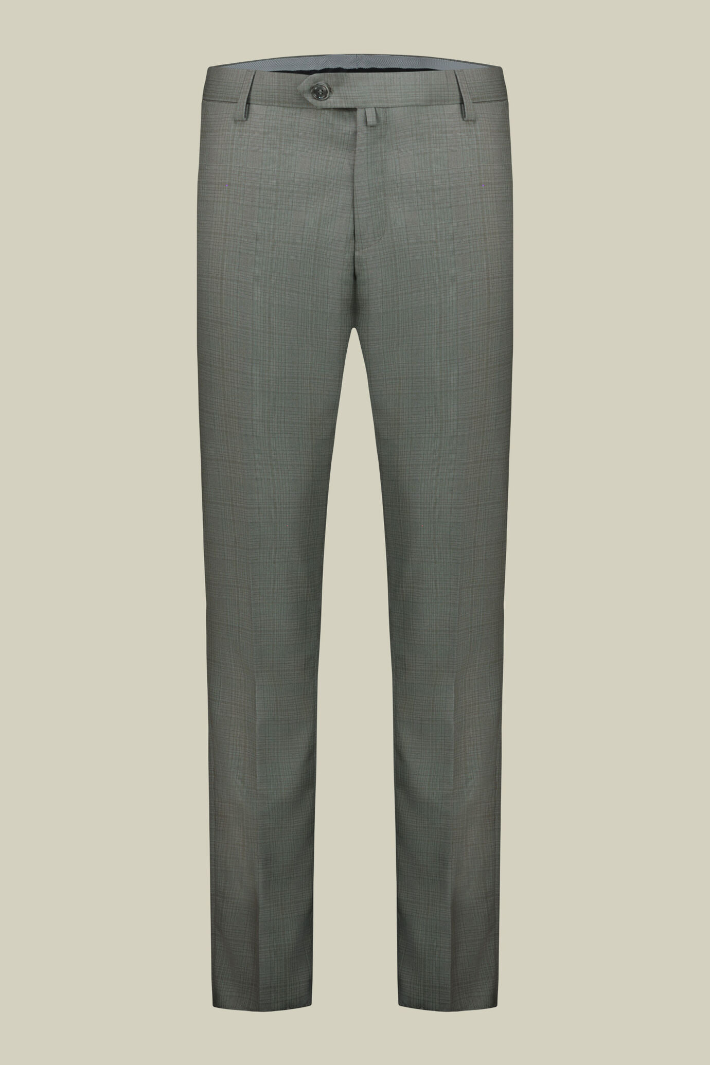 Men's single-breasted suit in Prince of Wales fabric, regular fit image number 2