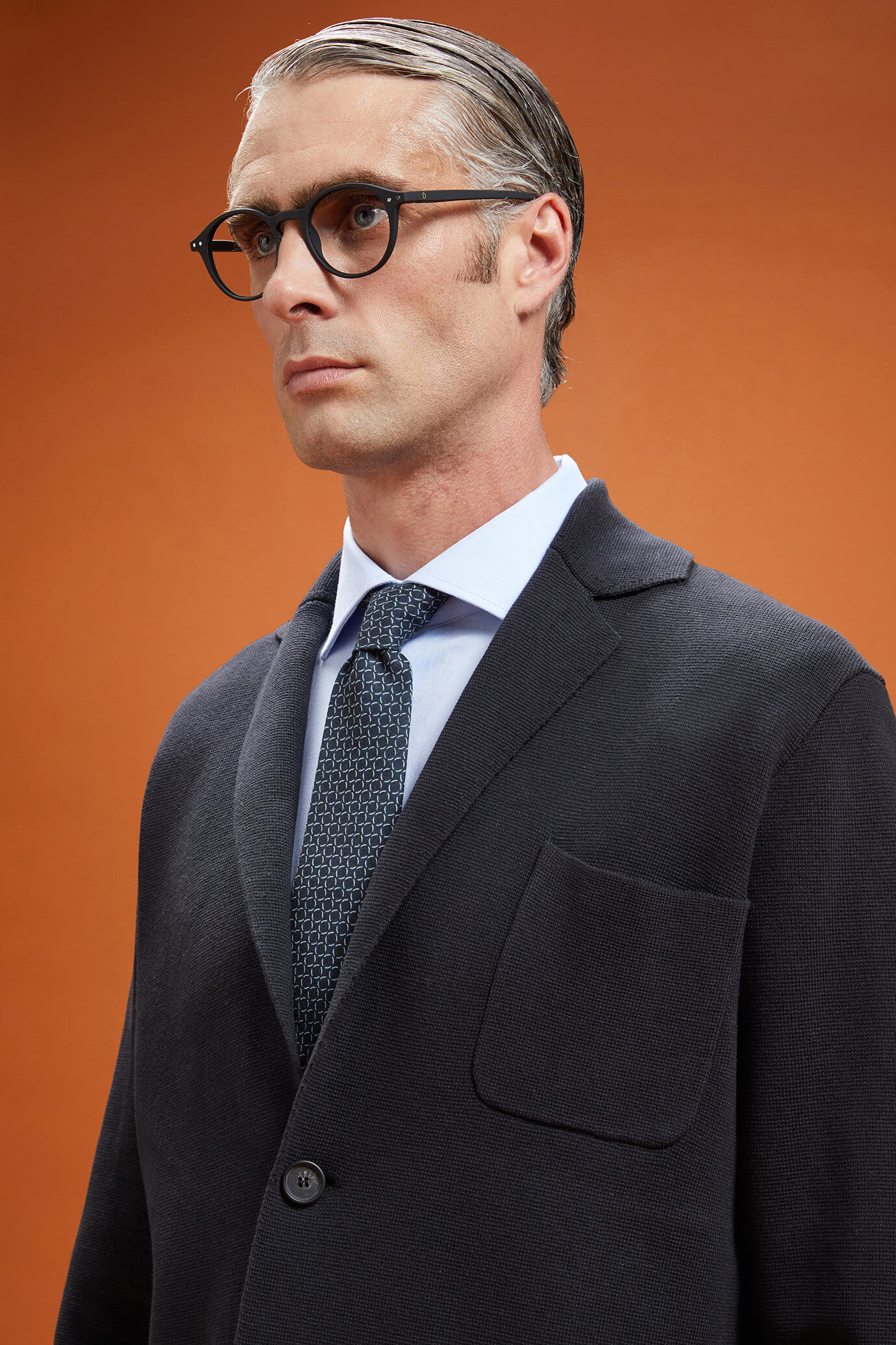 Men's micro patterned tie image number 1