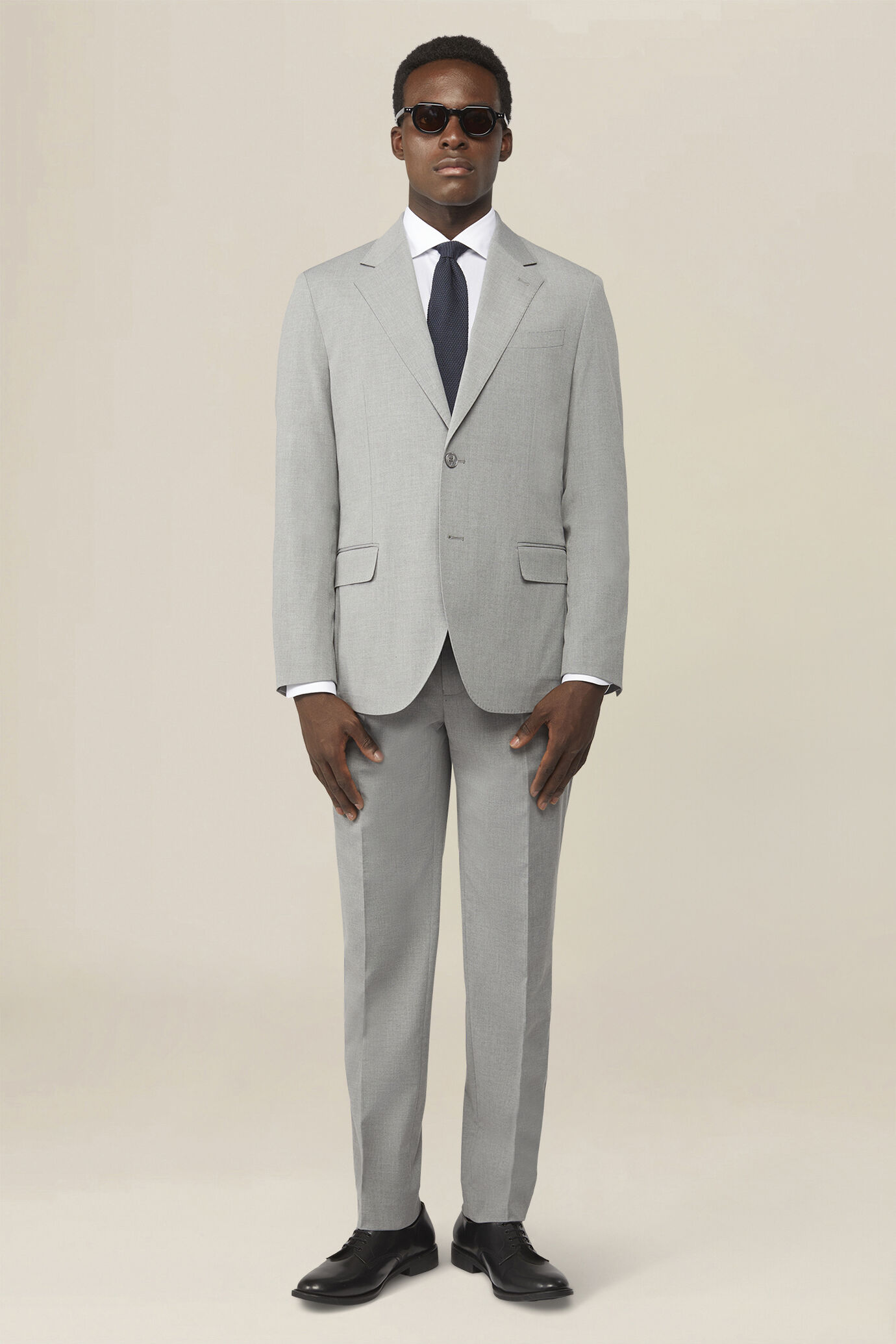 Abito uomo monopetto Bi-Stretch no stiro regular fit