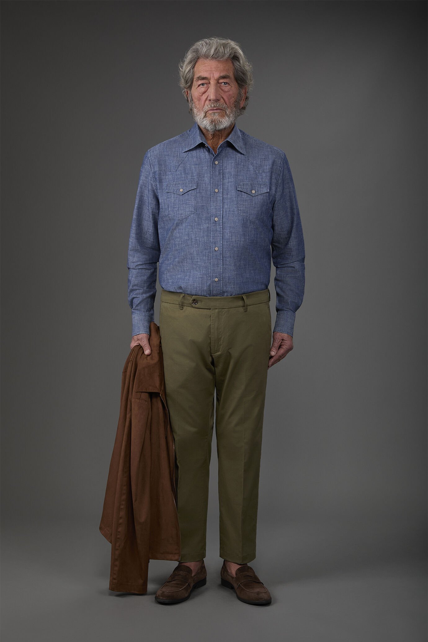 Klassische Chinohose für Männer regular fit