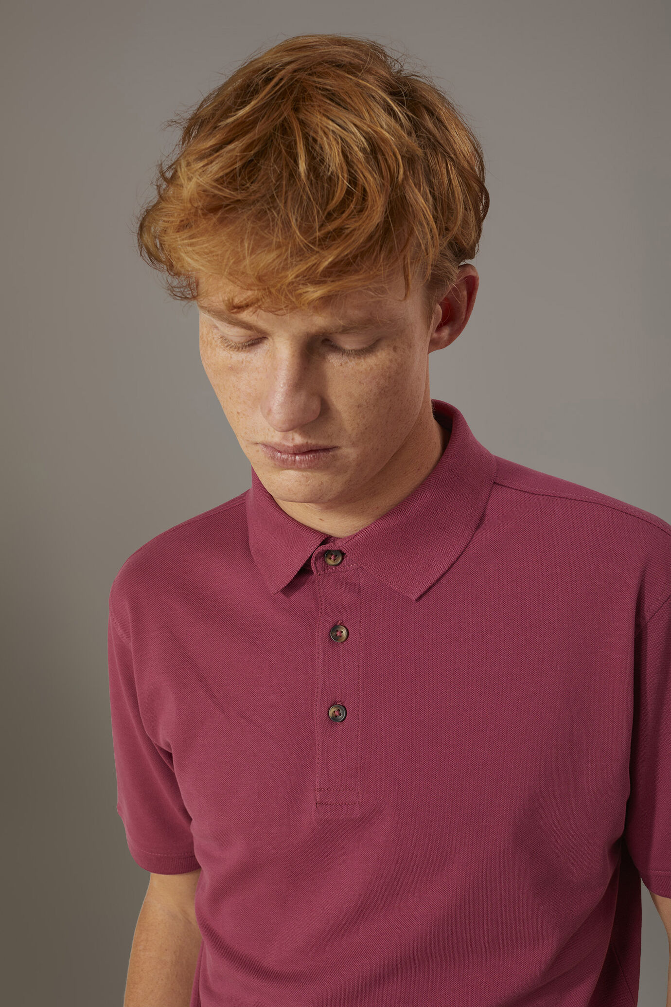 Kurzarm-Poloshirt 100% Baumwoll-Piqué image number 1