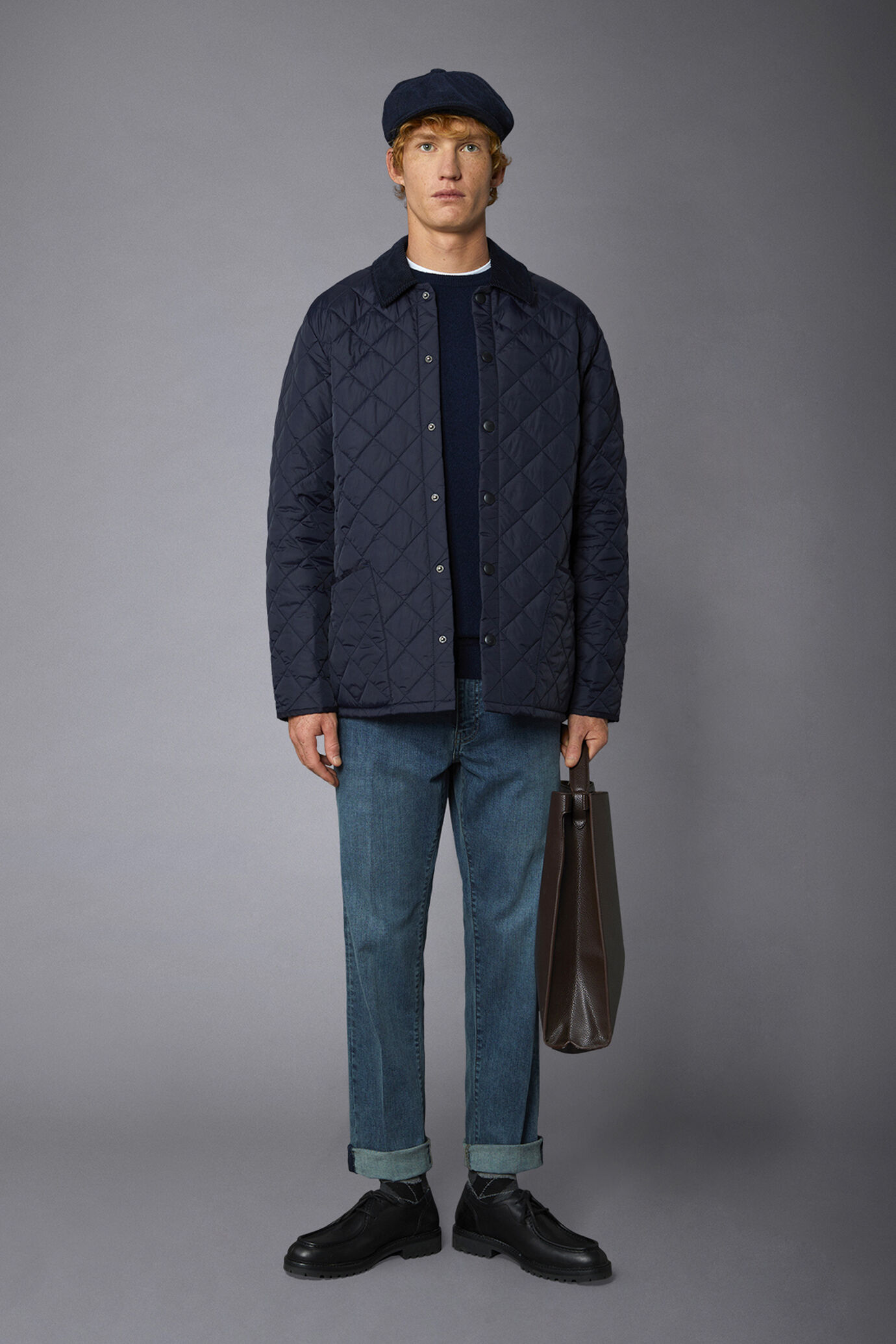 Regular fit quilted jacket
