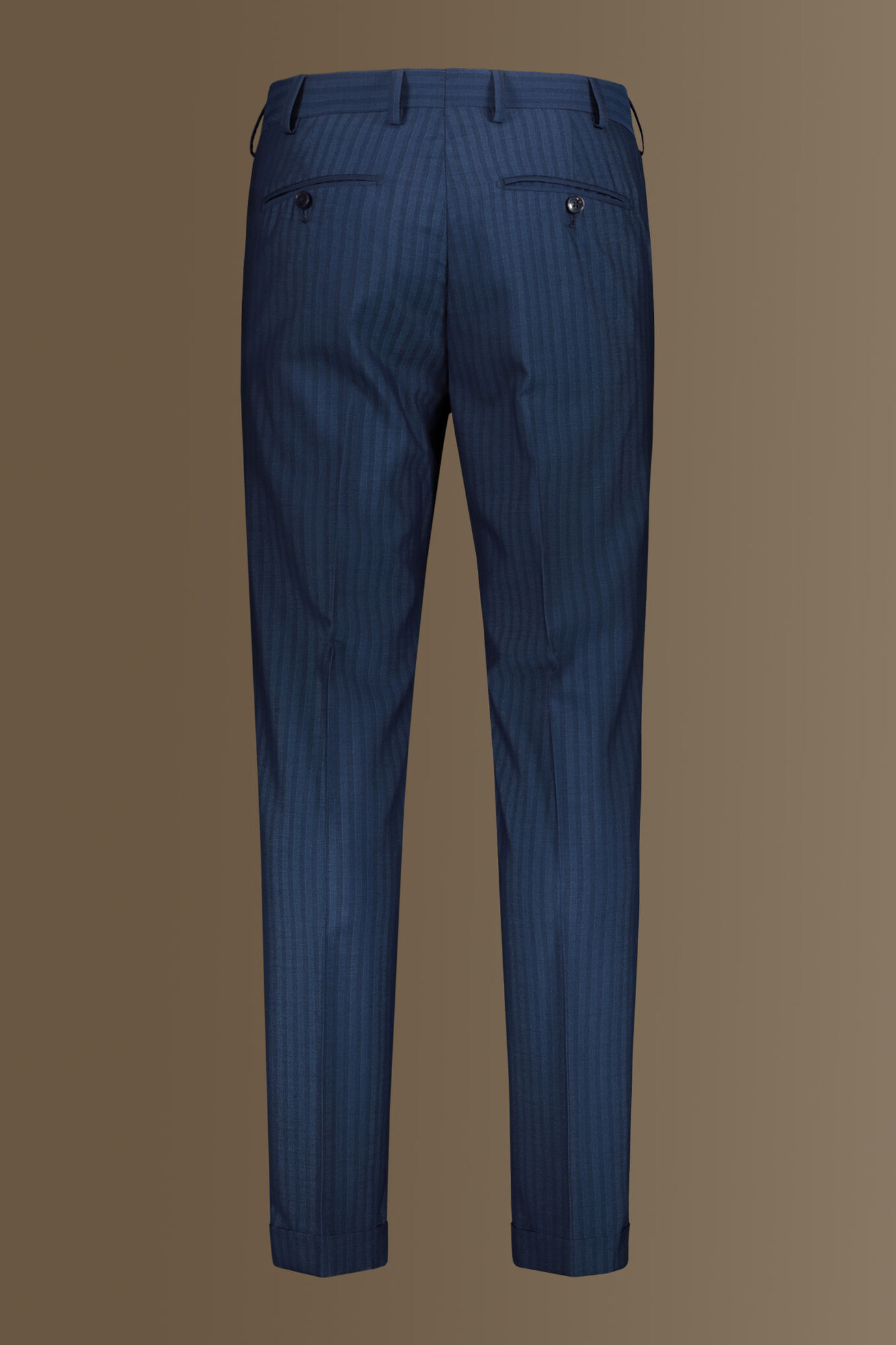 Abito monopetto uomo d'ispirazione vintage e pantalone con risvolto image number 8