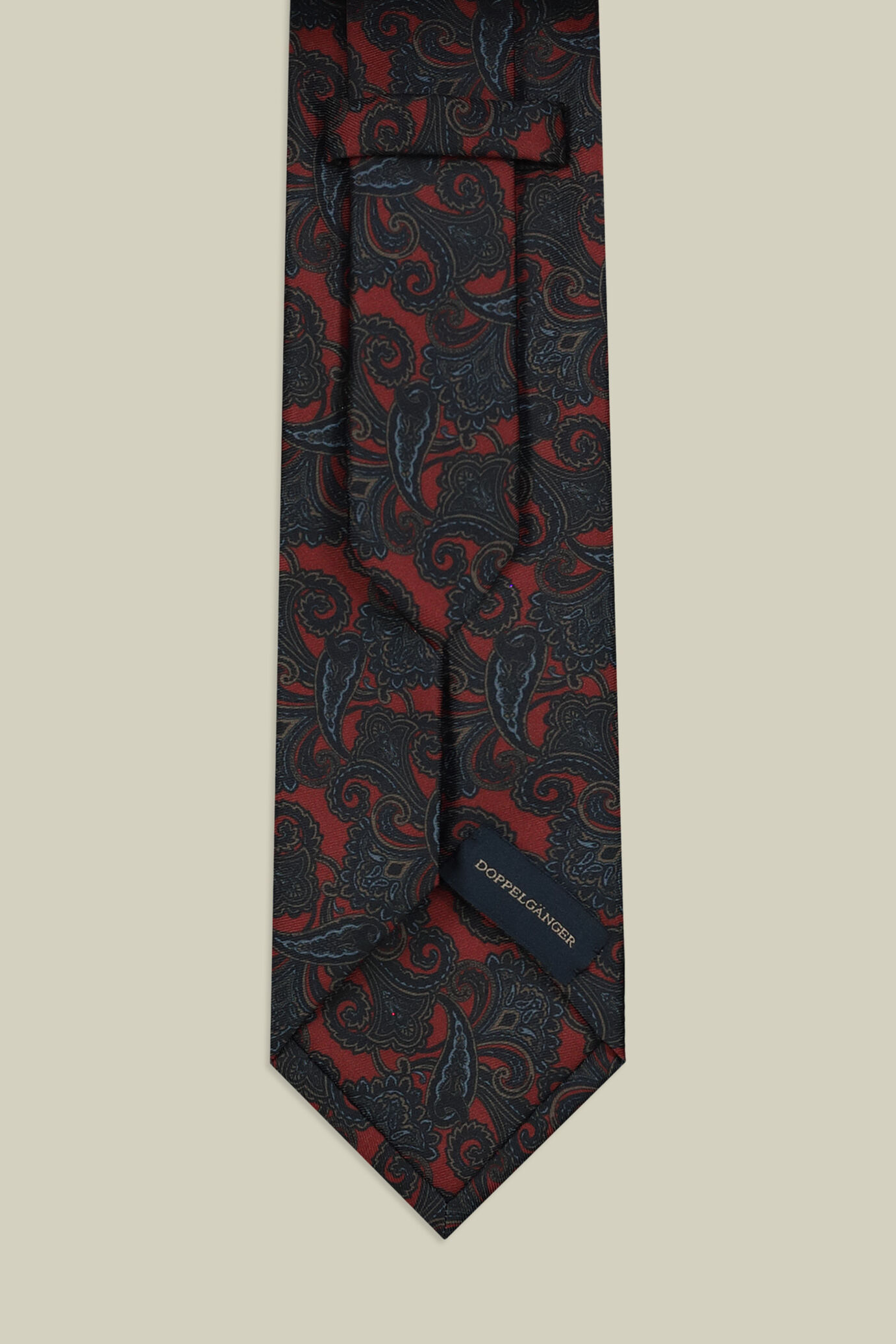 Cravatta uomo con fantasia paisley image number 2