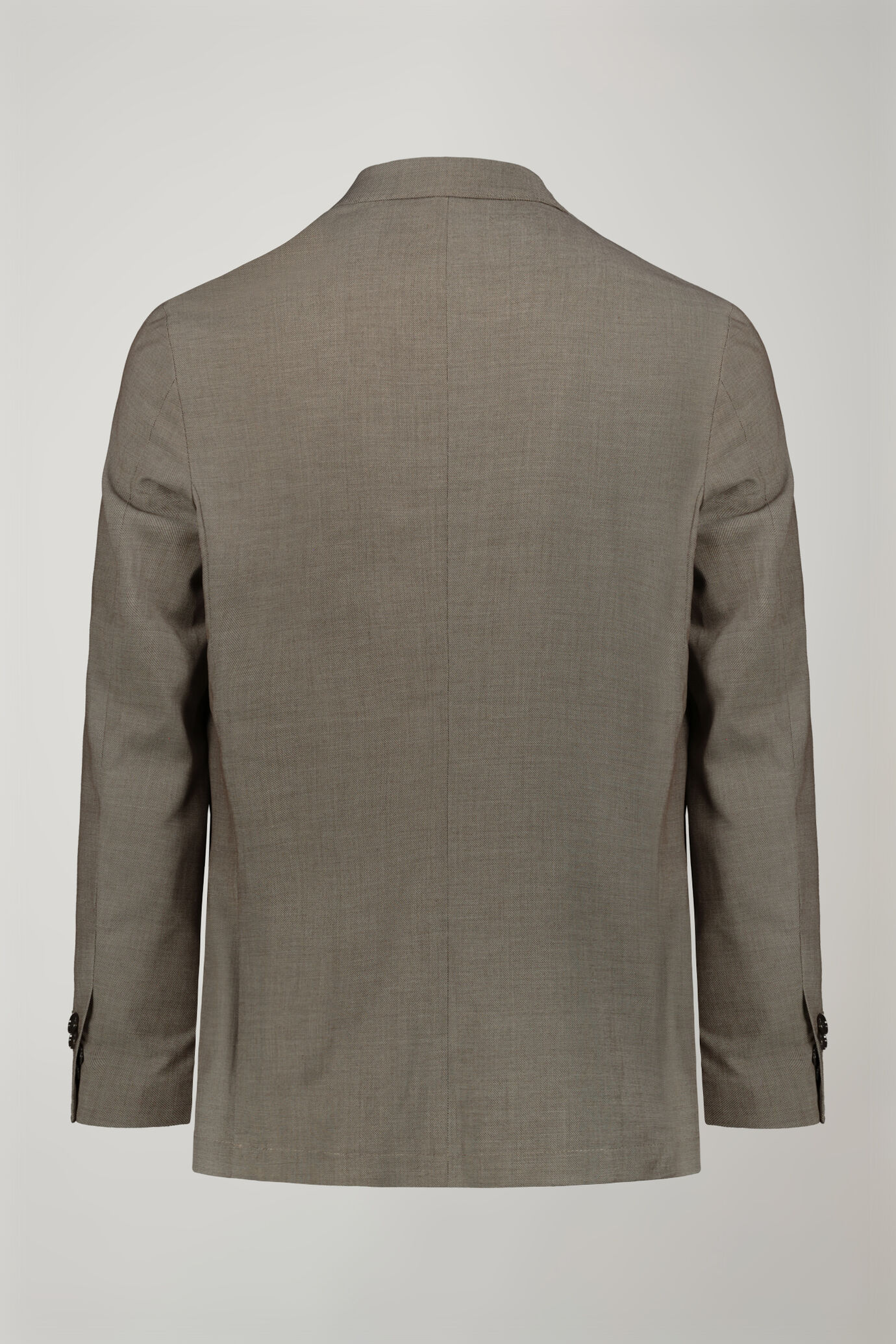 Costume homme à simple boutonnage avec motif œil-de-perdrix coupe régulière image number 6