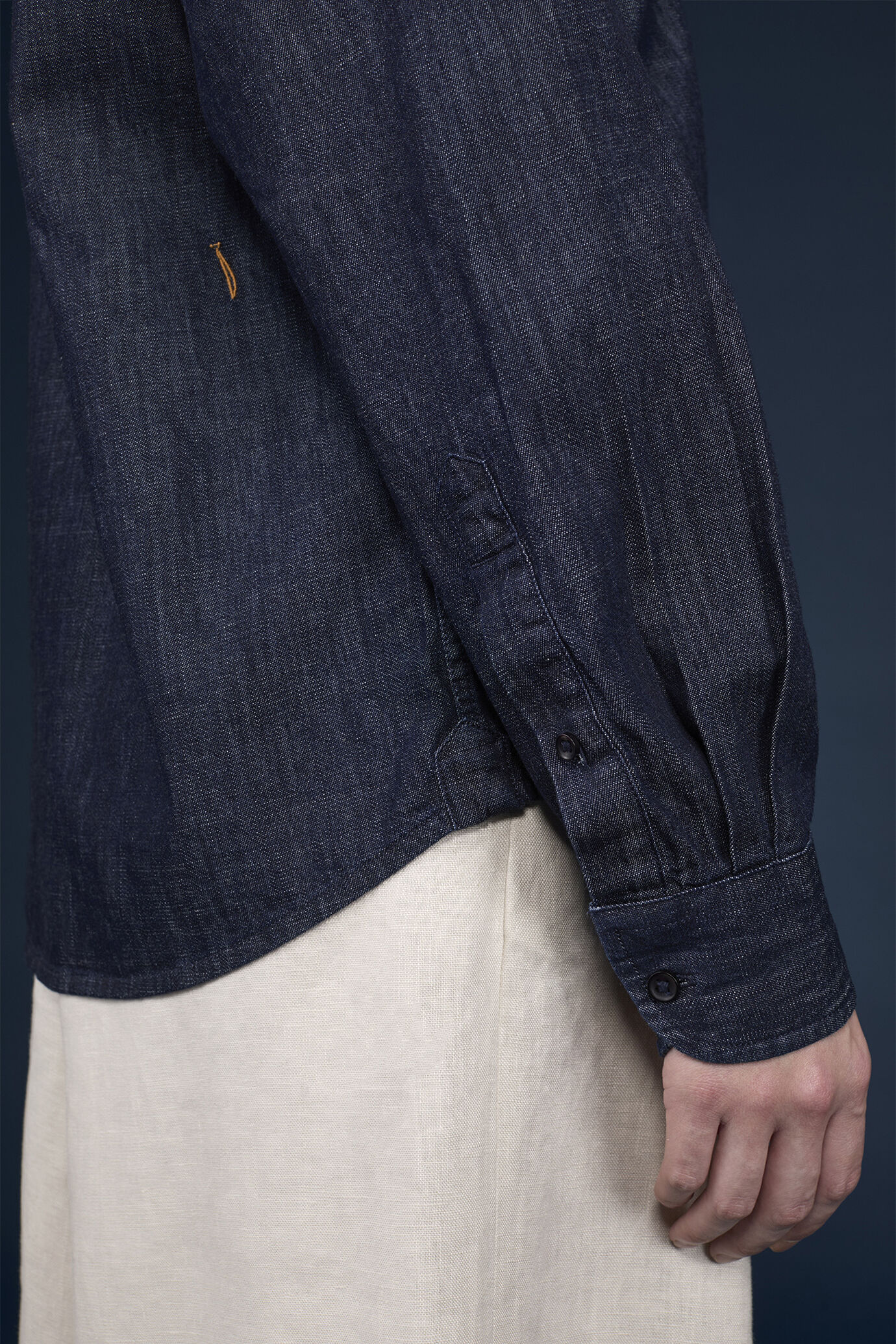 Freizeithemd für Damen aus 100 % Baumwoll-Denim in normaler Passform image number 3