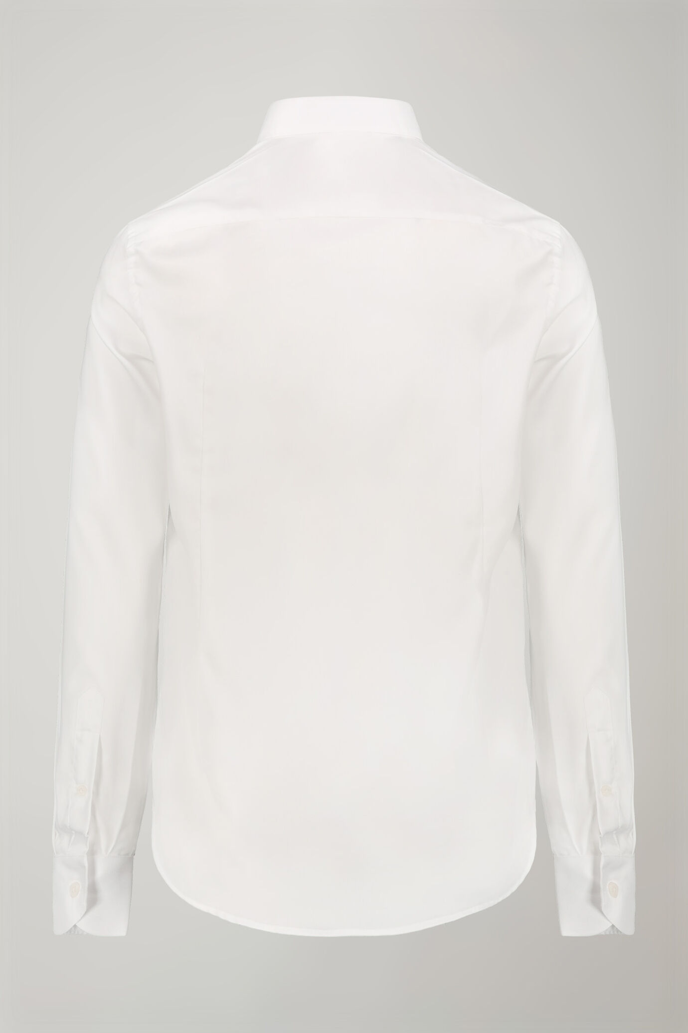 Camicia uomo collo classico 100% cotone tessuto oxford leggero tinta unita regular fit image number 6