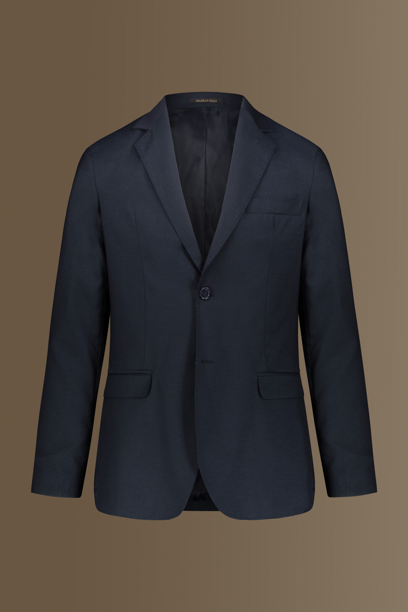 Single breasted suit micro-patterned fabric image number 0