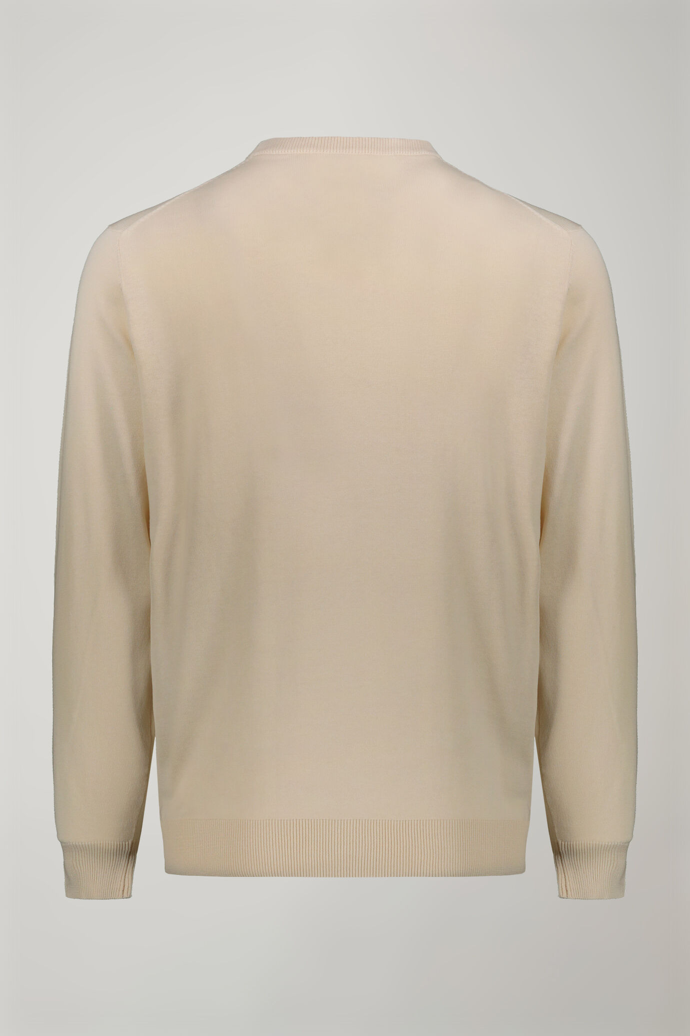 Men's Round neck sweater 100% cotton regular fit image number 5