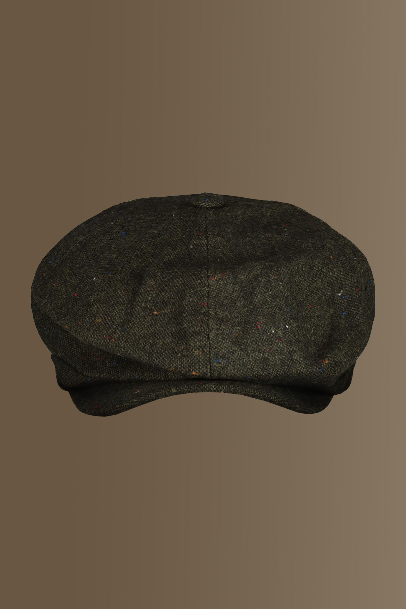 Cappello newsboy misto lana - tessuto occhio di pernice image number 0