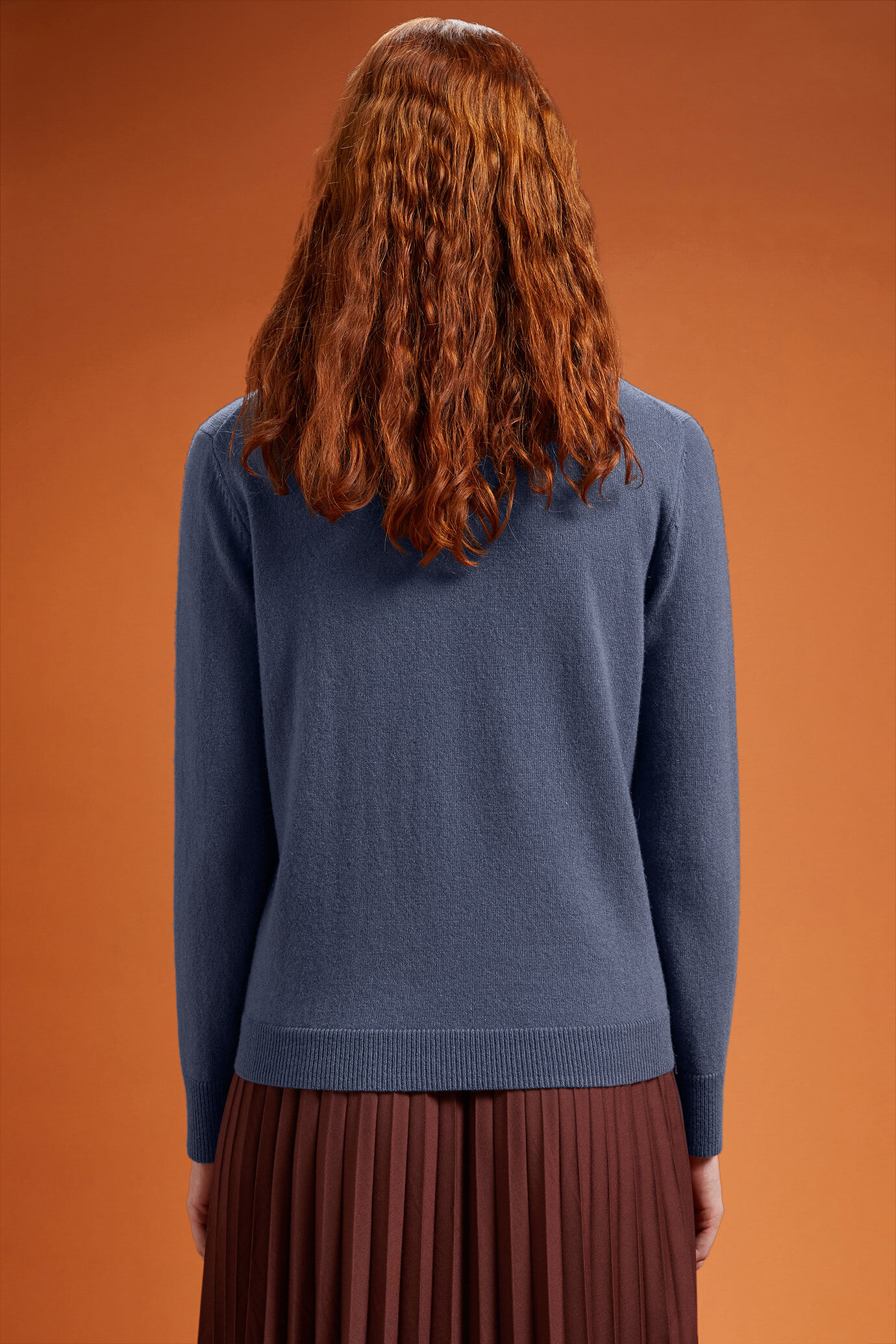 Hoch geschlossenre Damen-Pullover aus 100 % Kaschmir in normaler Passform image number 1