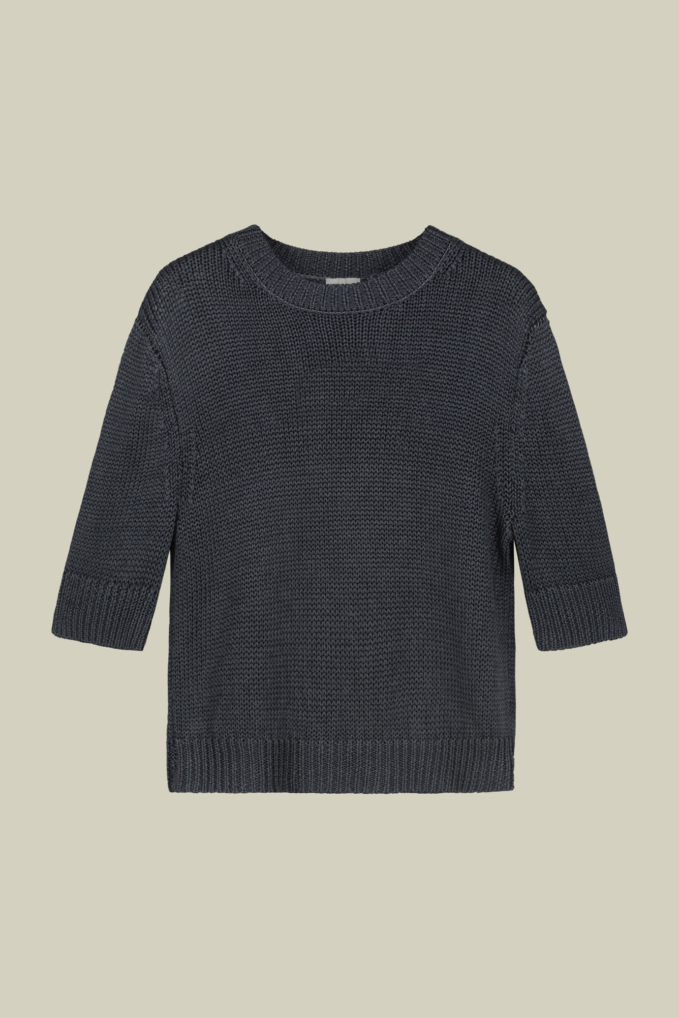 Maglia donna crochet manica corta girocollo image number 5