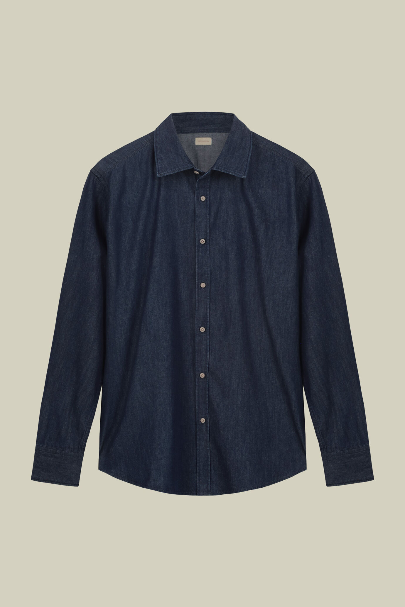 Lässiges Herrenhemd aus 100 % Baumwoll-Denim in Twill-Konstruktion image number 4