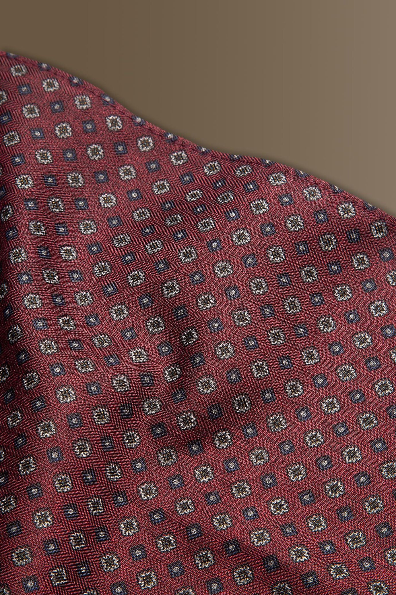 Pochette con tessuto effetto lana - tinta unita image number 1