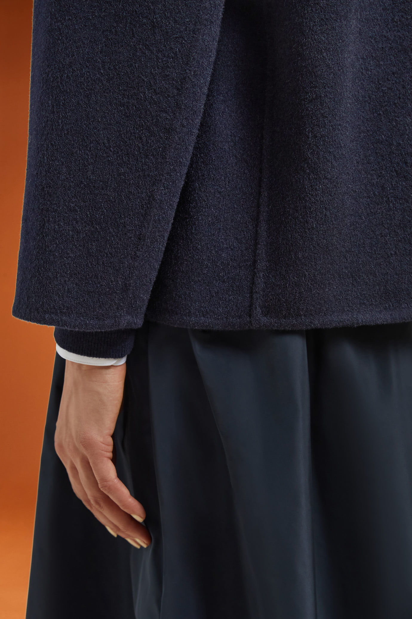 Cappotto donna in tessuto morbido Wool Blend regular fit image number 3