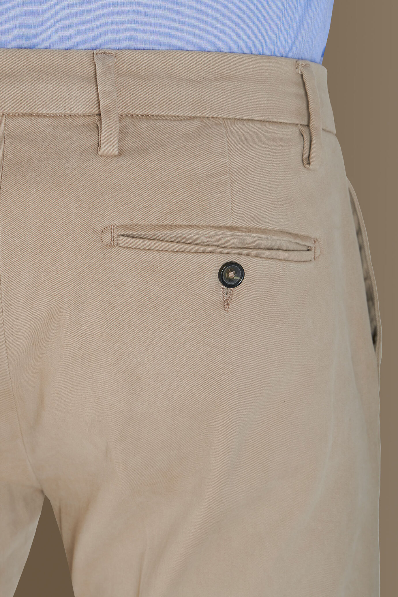Classic chino trousers twill stretch construction image number 3