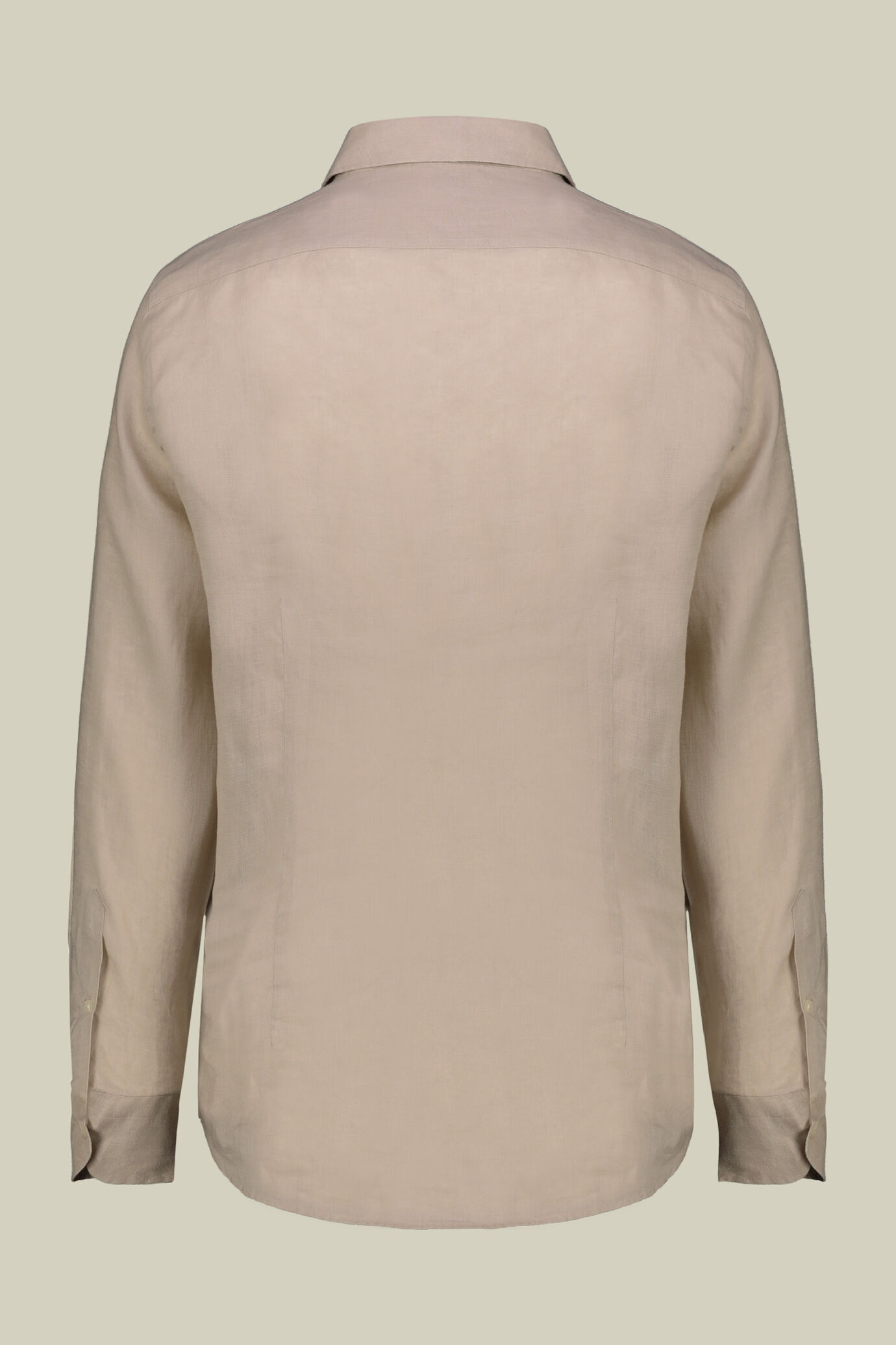 Men's casual shirt with classic collar, 100% linen image number 6