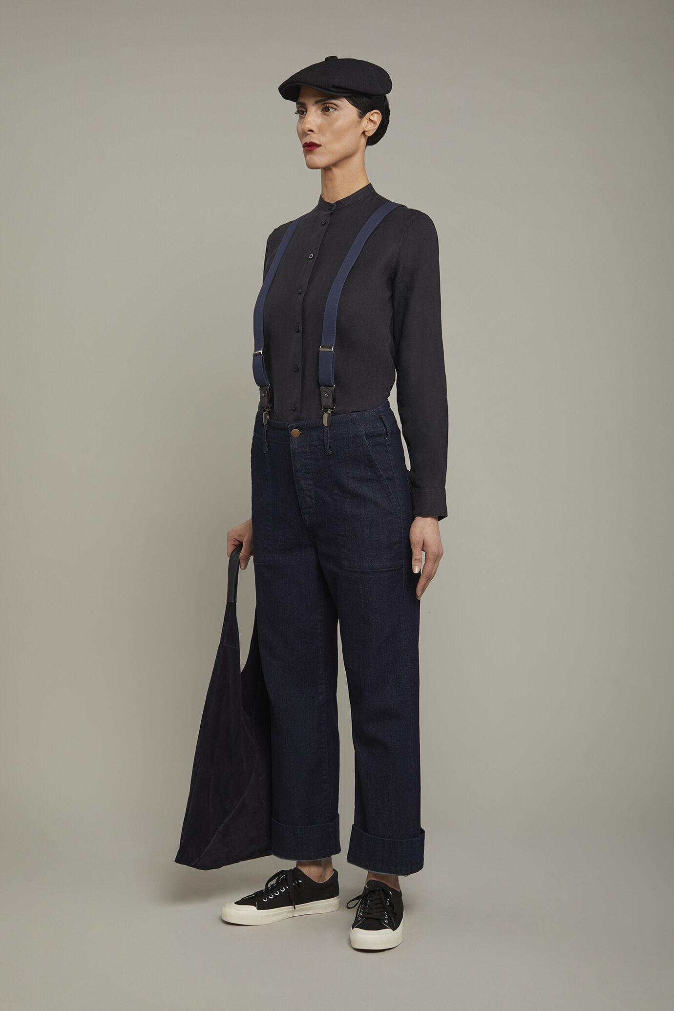 Jeans donna 100% cotone denim regular fit image number 1