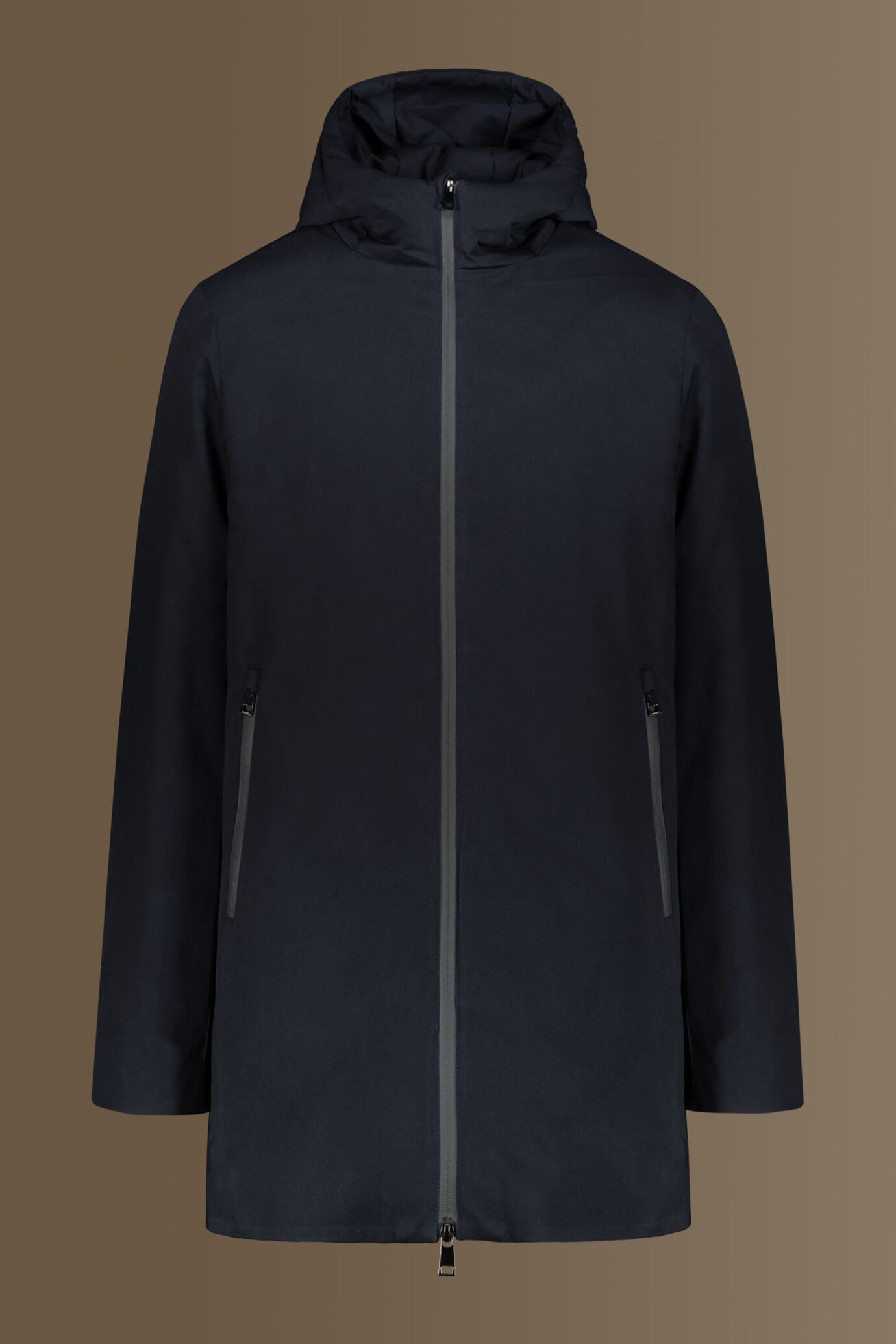 Coated tech parka image number 5