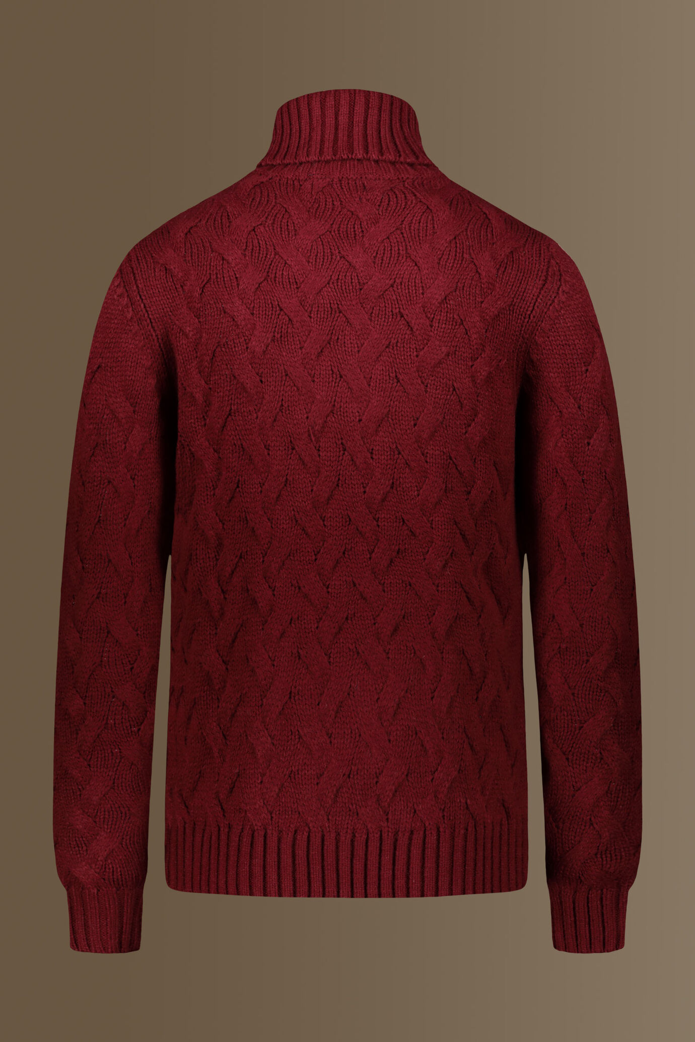 Turtle neck sweater, wool blend image number 1