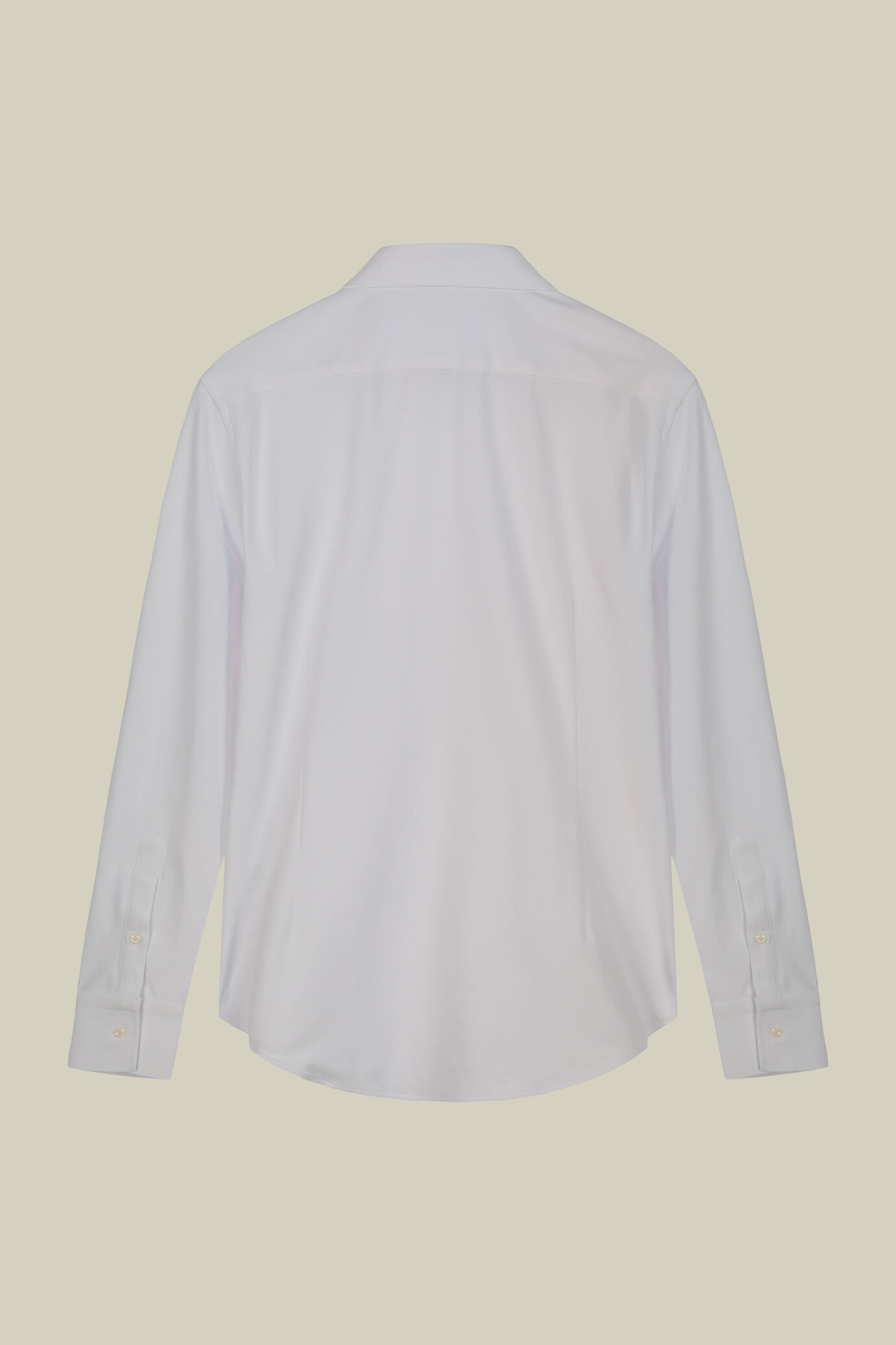 Camicia uomo stretch con collo classico in tessuto Oxford no-stiro image number 5