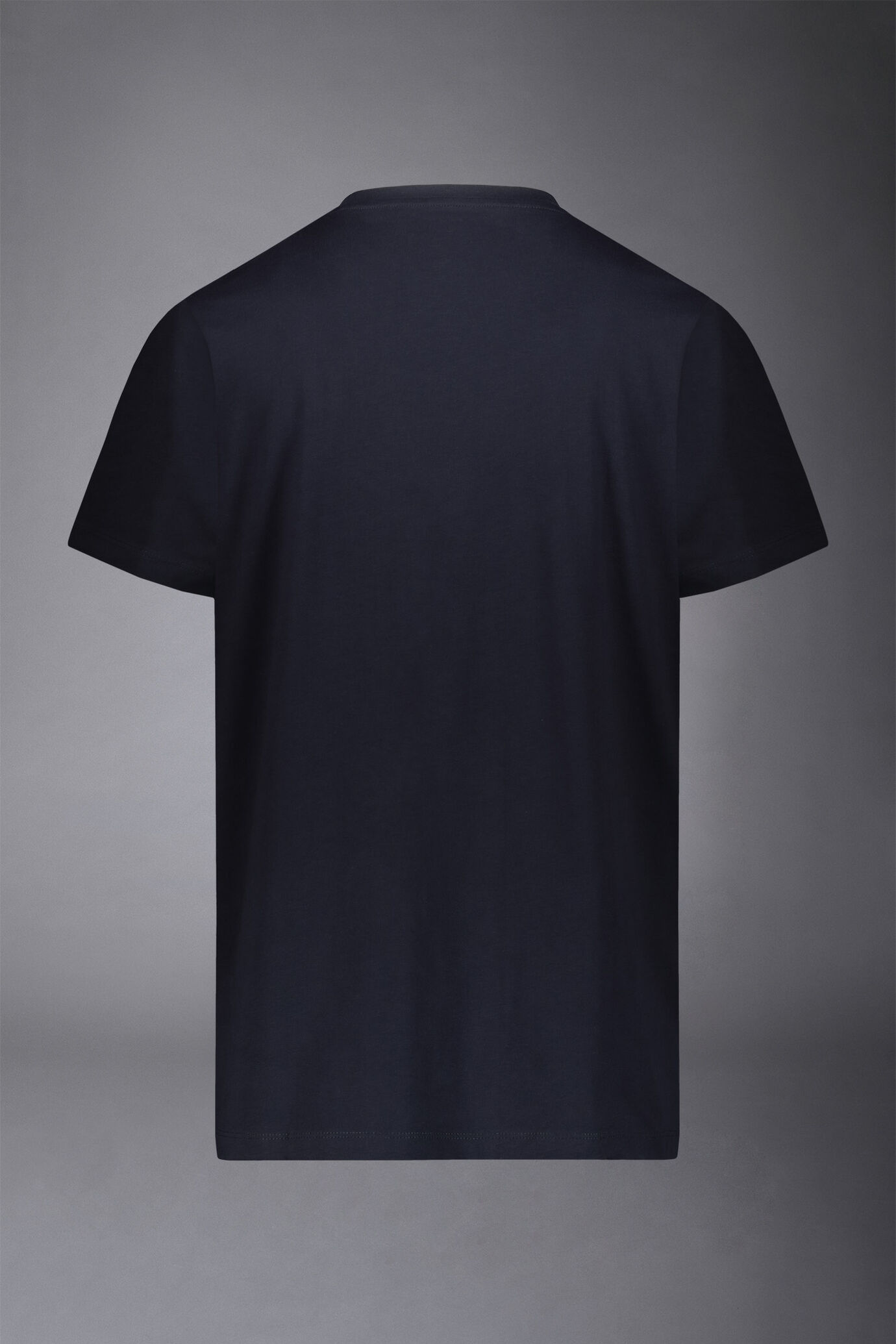 Kurzarm-T-Shirt mit Rundhalsausschnitt aus reiner Baumwolle image number 5