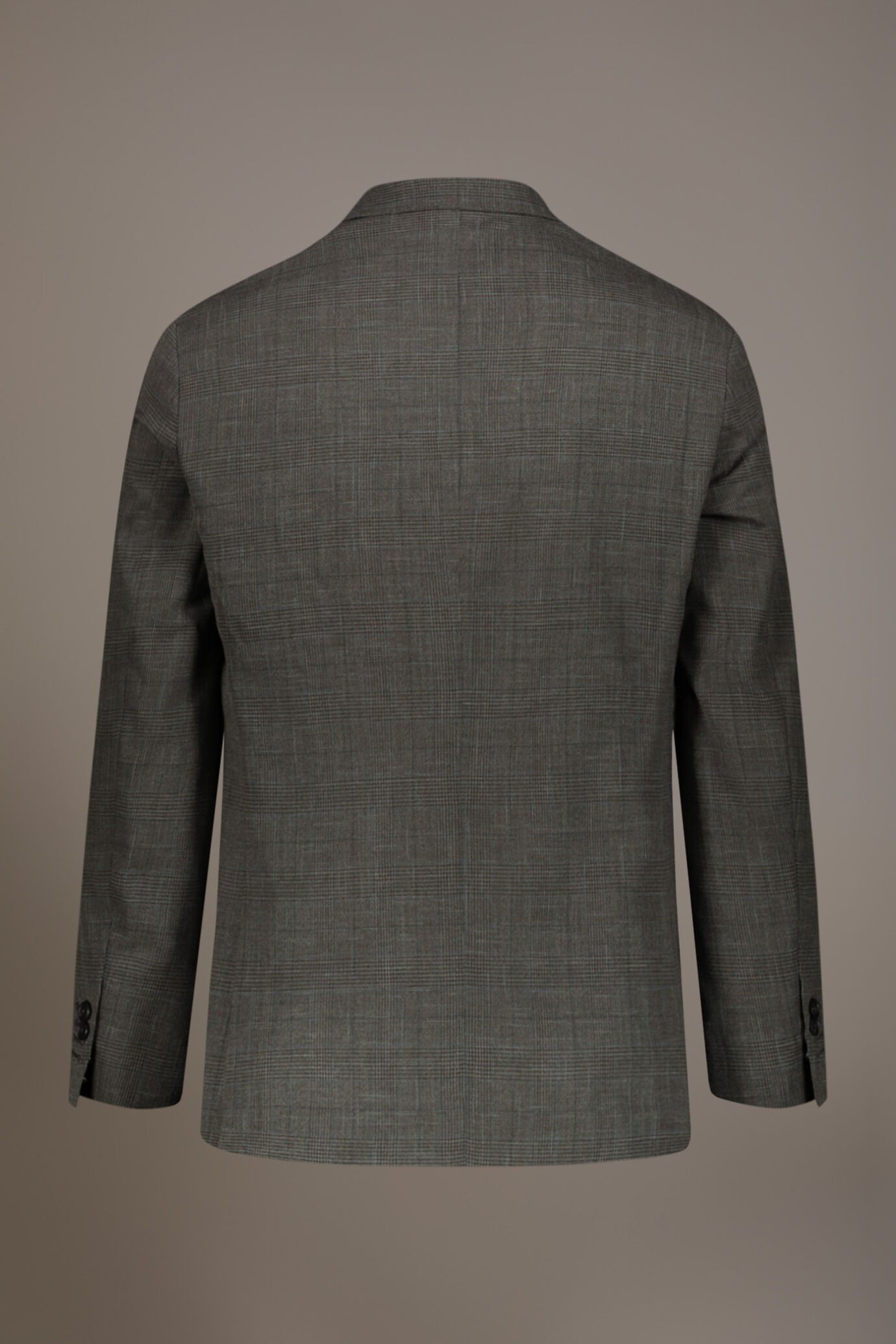 Regular fit single-breasted suit fabric prince of wales design image number 1