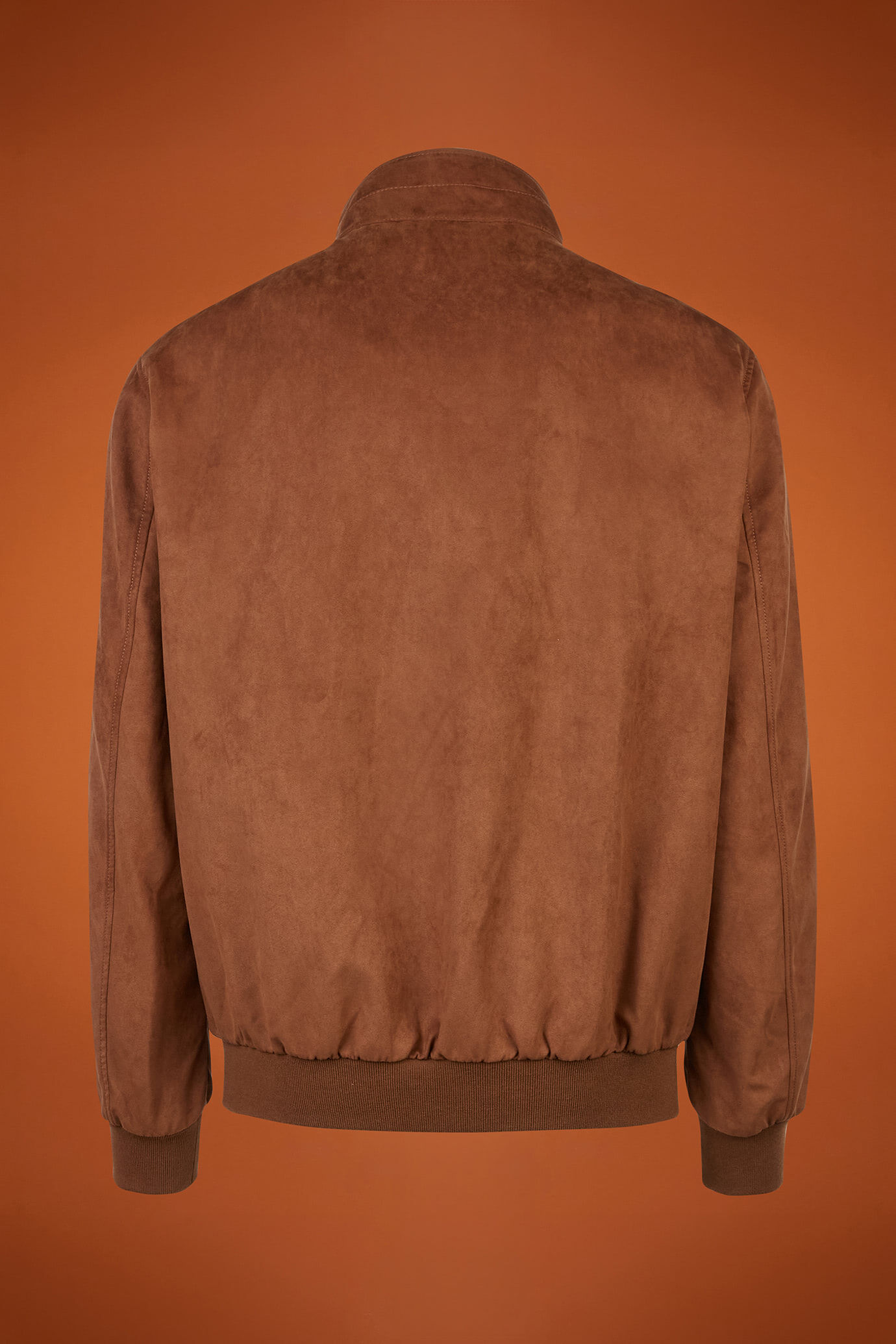 Men's unlined jacket with eco-suede fabric image number 5