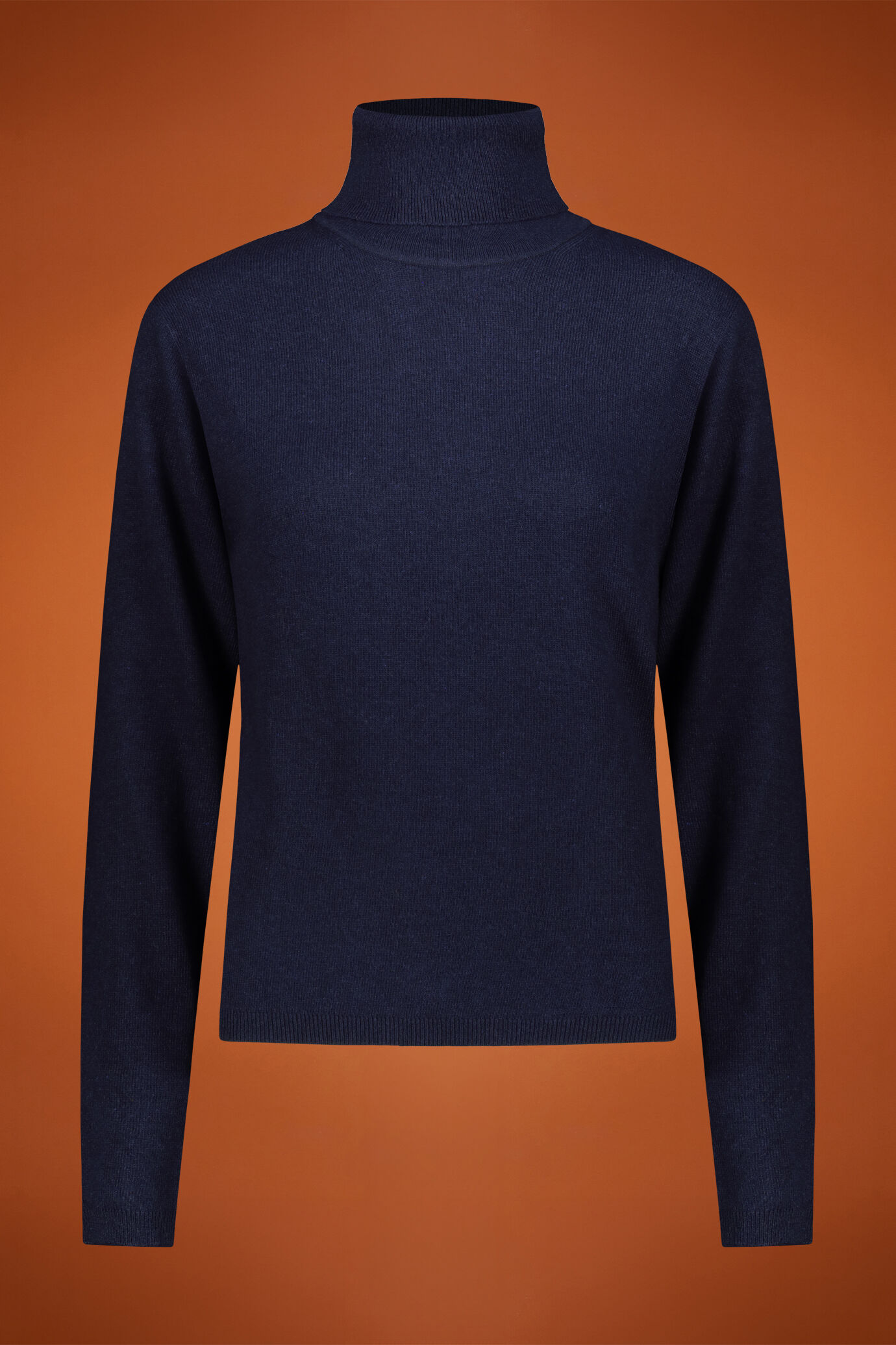 Women's wool and cashmere blend turtleneck sweater image number 0