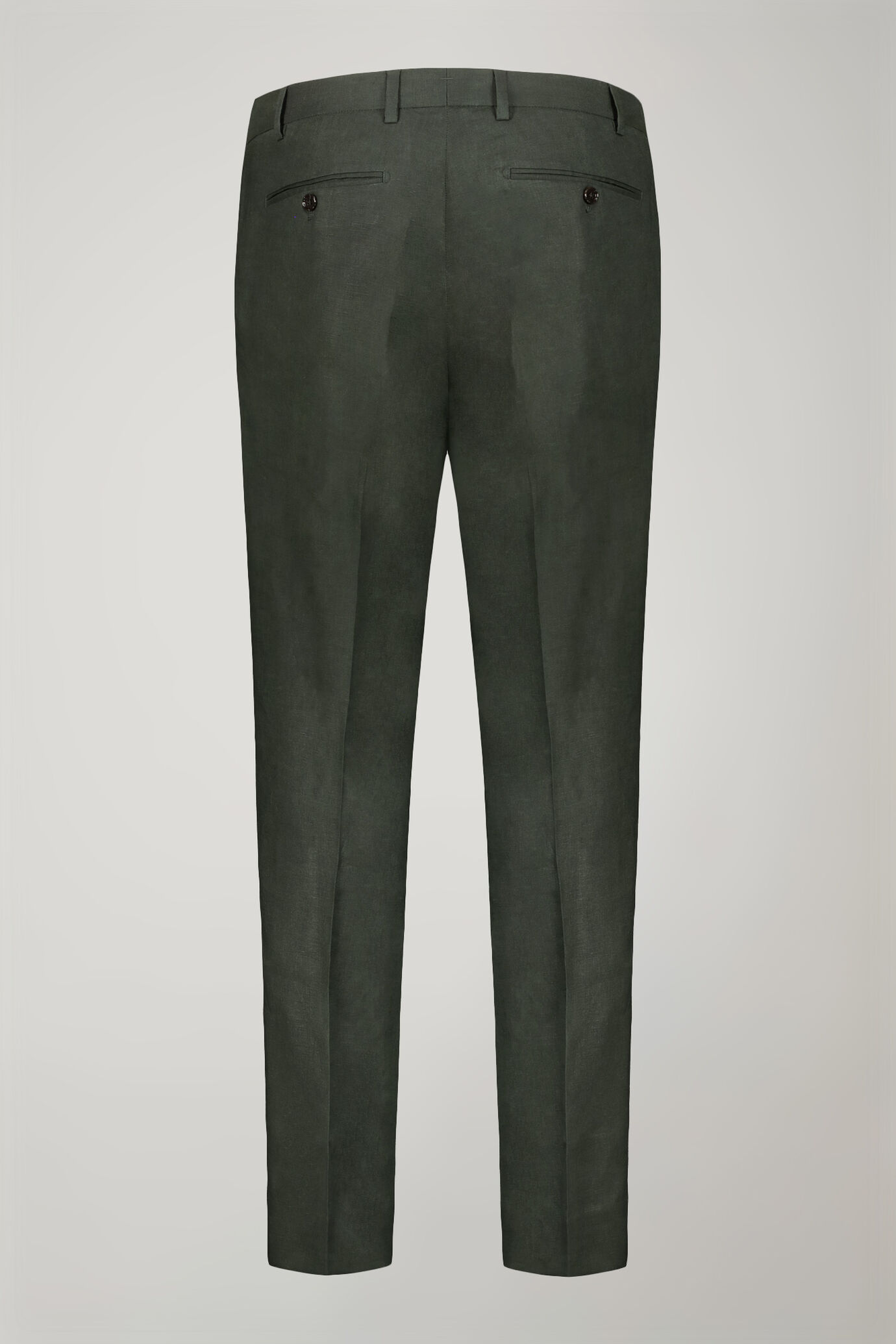 Abito uomo monopetto 100% lino regular fit image number 7