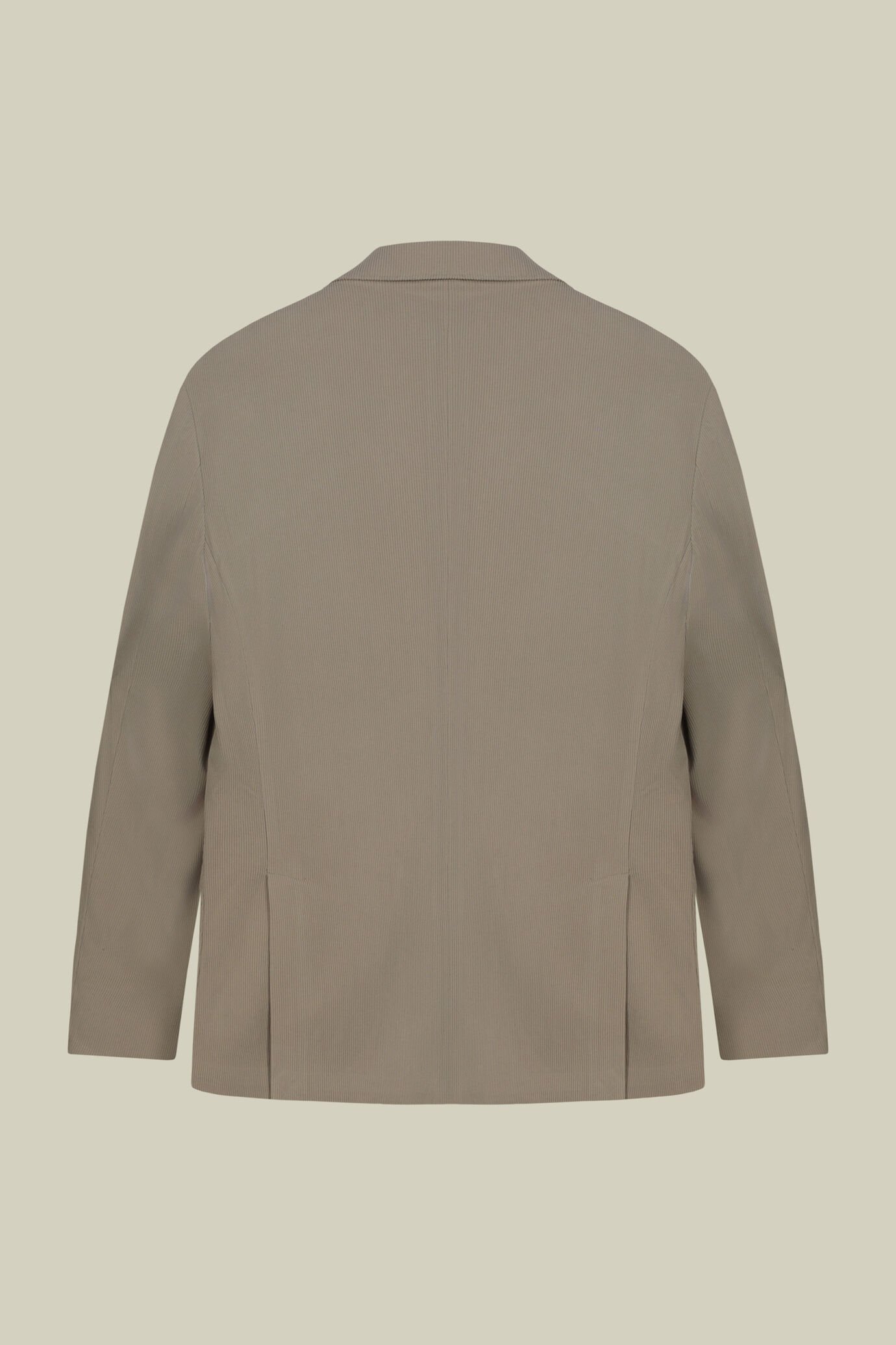 Zweireihige Herrenjacke aus Stoff in Samtoptik reguläre Passform image number 5