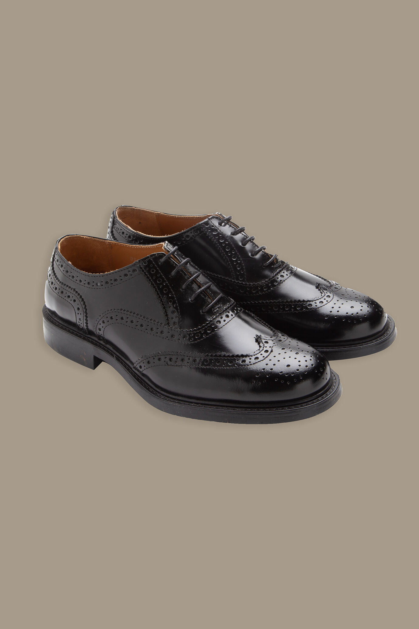 Scarpa full brouge derby 100% pelle image number 0